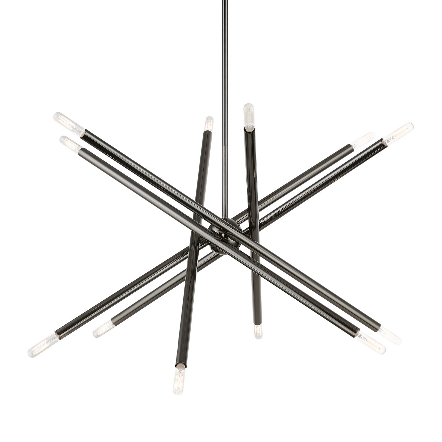 Livex Lighting - 46776-46 - 12 Light Chandelier - Soho - Black Chrome