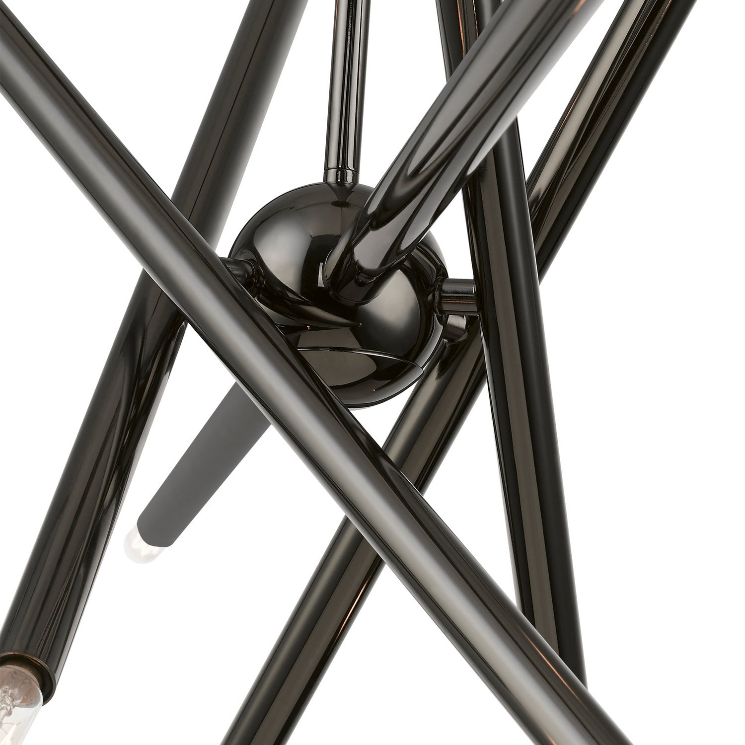 Livex Lighting - 46777-46 - Ten Light Linear Chandelier - Soho - Black Chrome