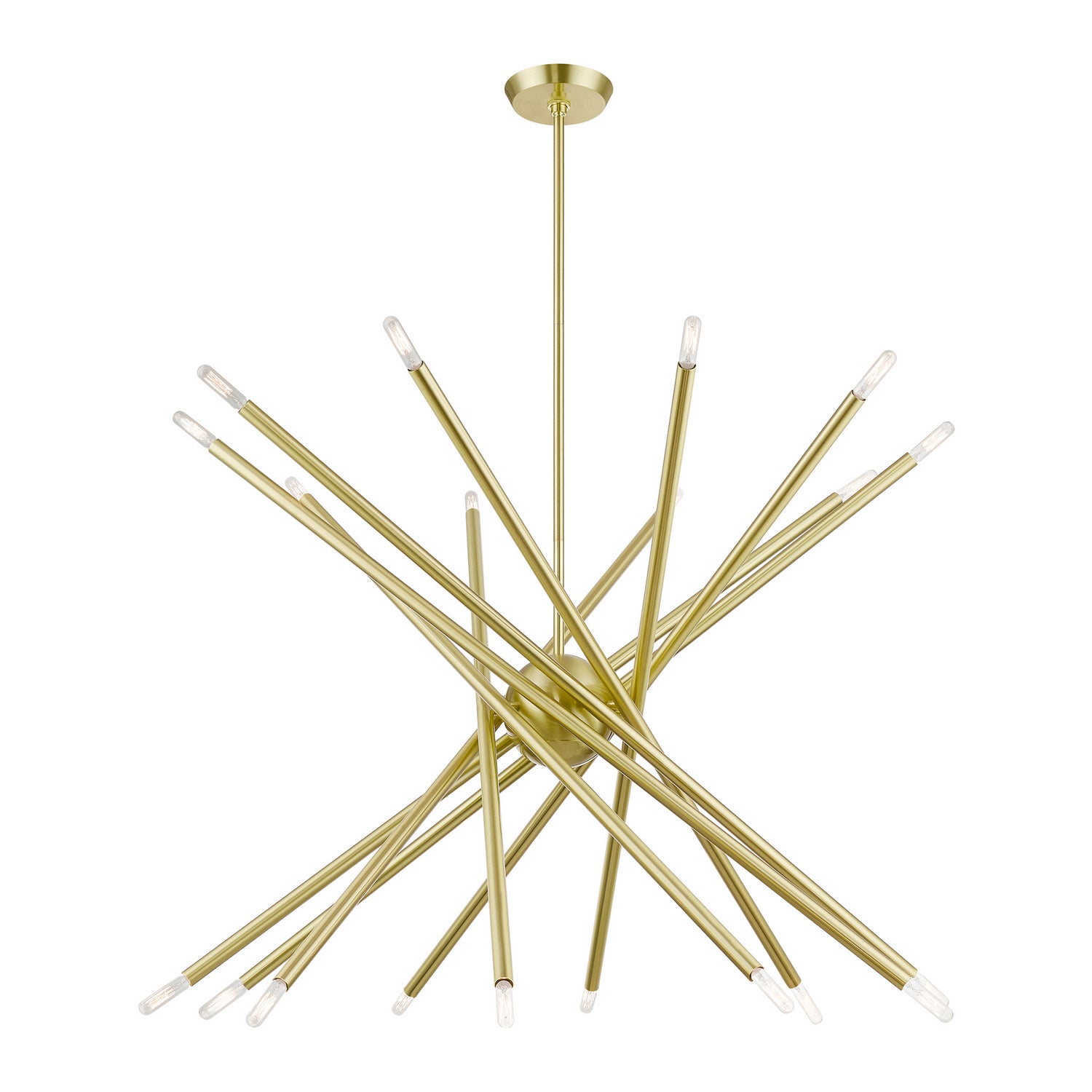 Livex Lighting - 46779-12 - 20 Light Chandelier - Soho - Satin Brass