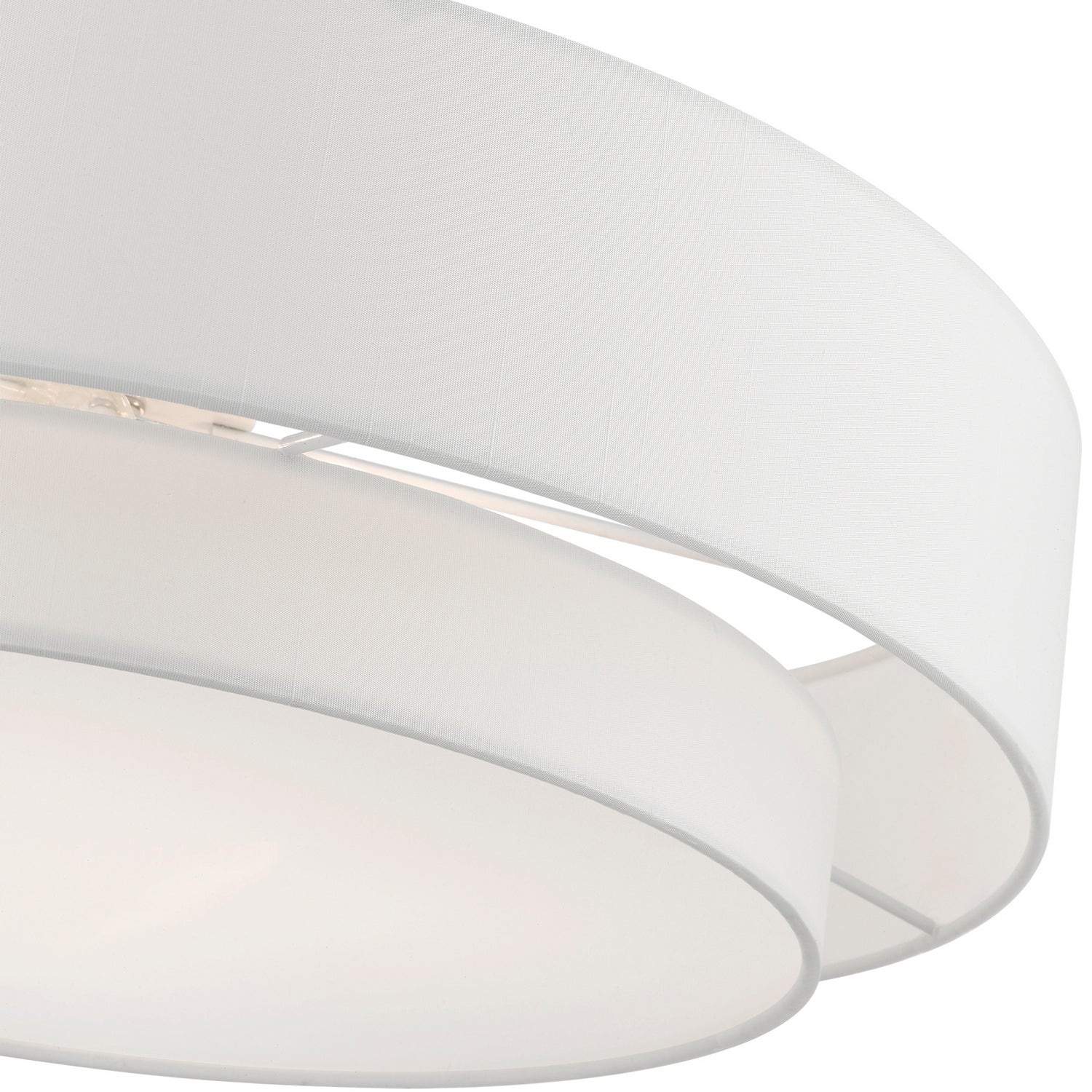 Livex Lighting - 47155-91 - Four Light Semi-Flush Mount - Meridian - Brushed Nickel
