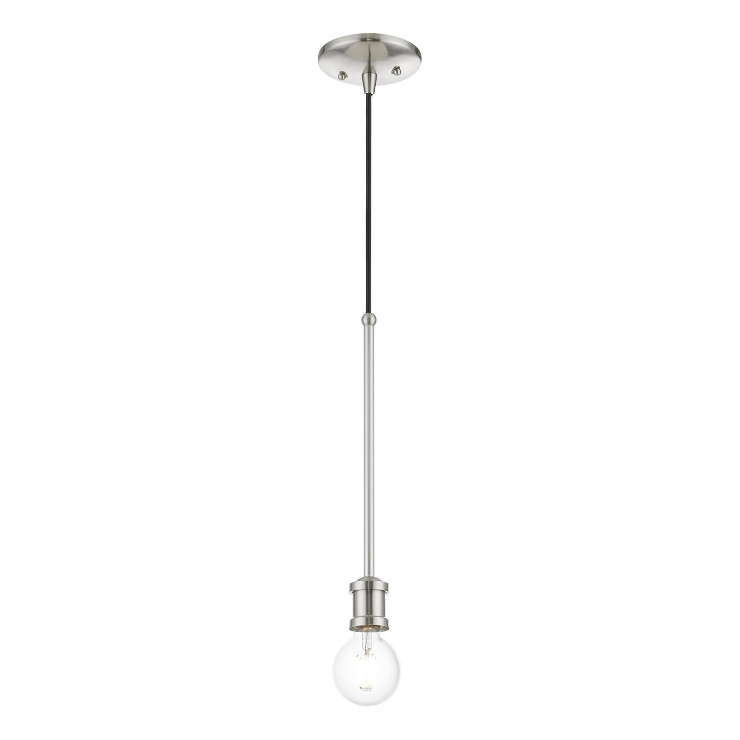 Livex Lighting - 47161-91 - One Light Pendant - Lansdale - Brushed Nickel