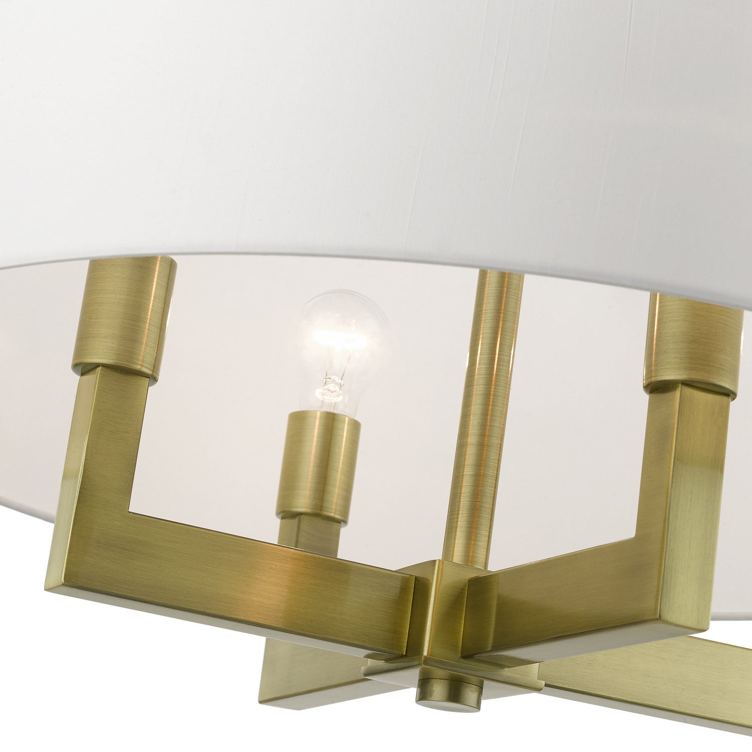 Livex Lighting - 48786-01 - Four Light Chandelier - Cresthaven - Antique Brass