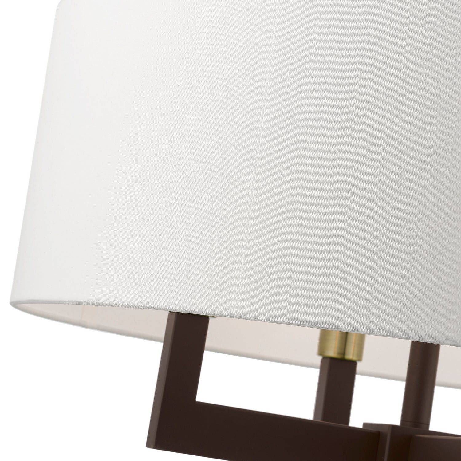 Livex Lighting - 48786-07 - Four Light Chandelier - Cresthaven - Bronze w/Antique Brass