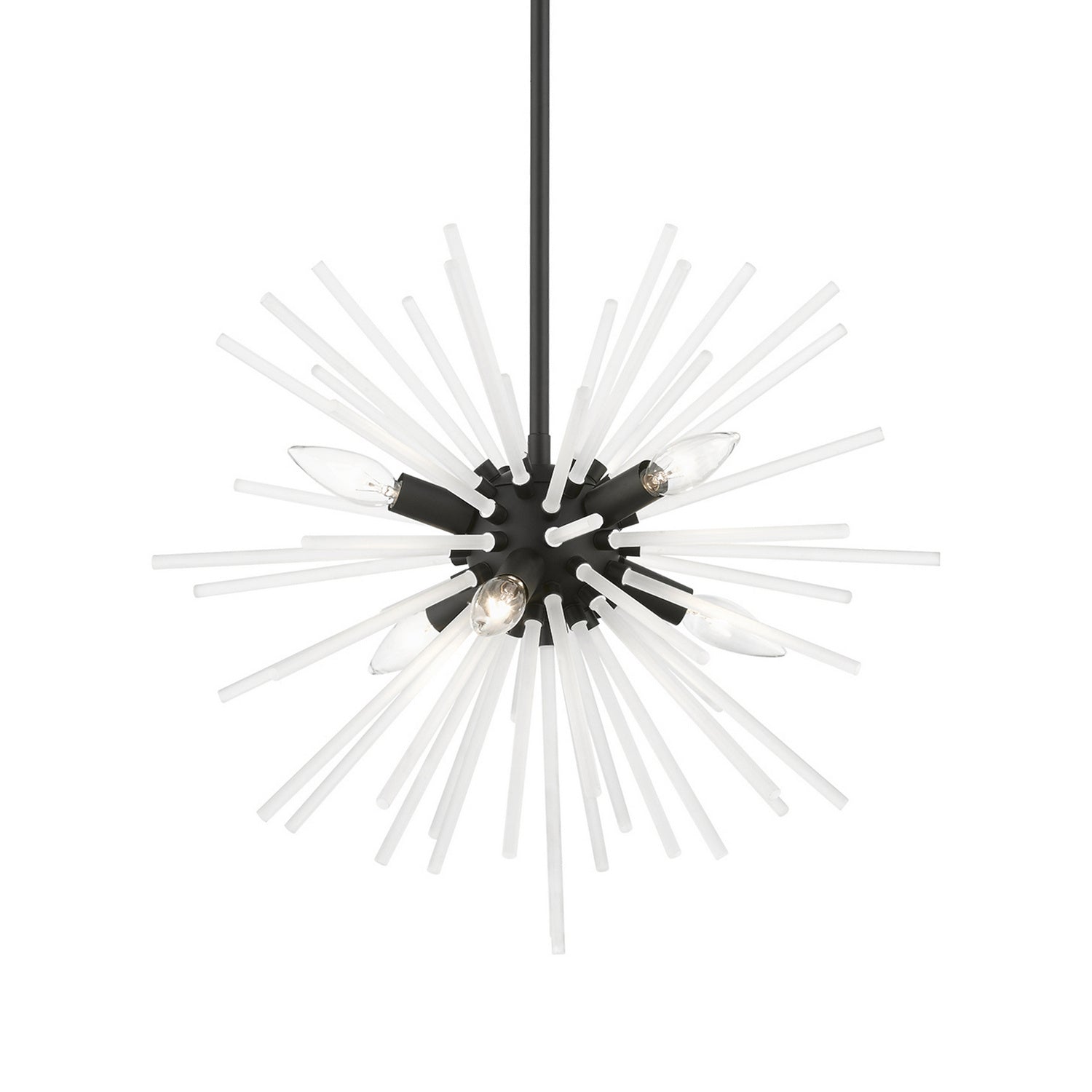 Livex Lighting - 48824-04 - Six Light Chandelier - Uptown - Black