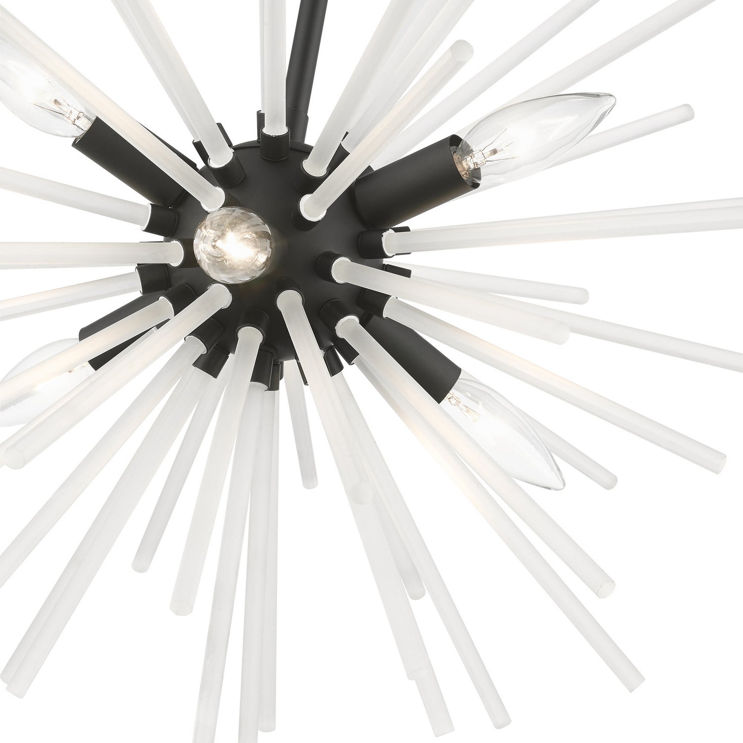 Livex Lighting - 48824-04 - Six Light Chandelier - Uptown - Black