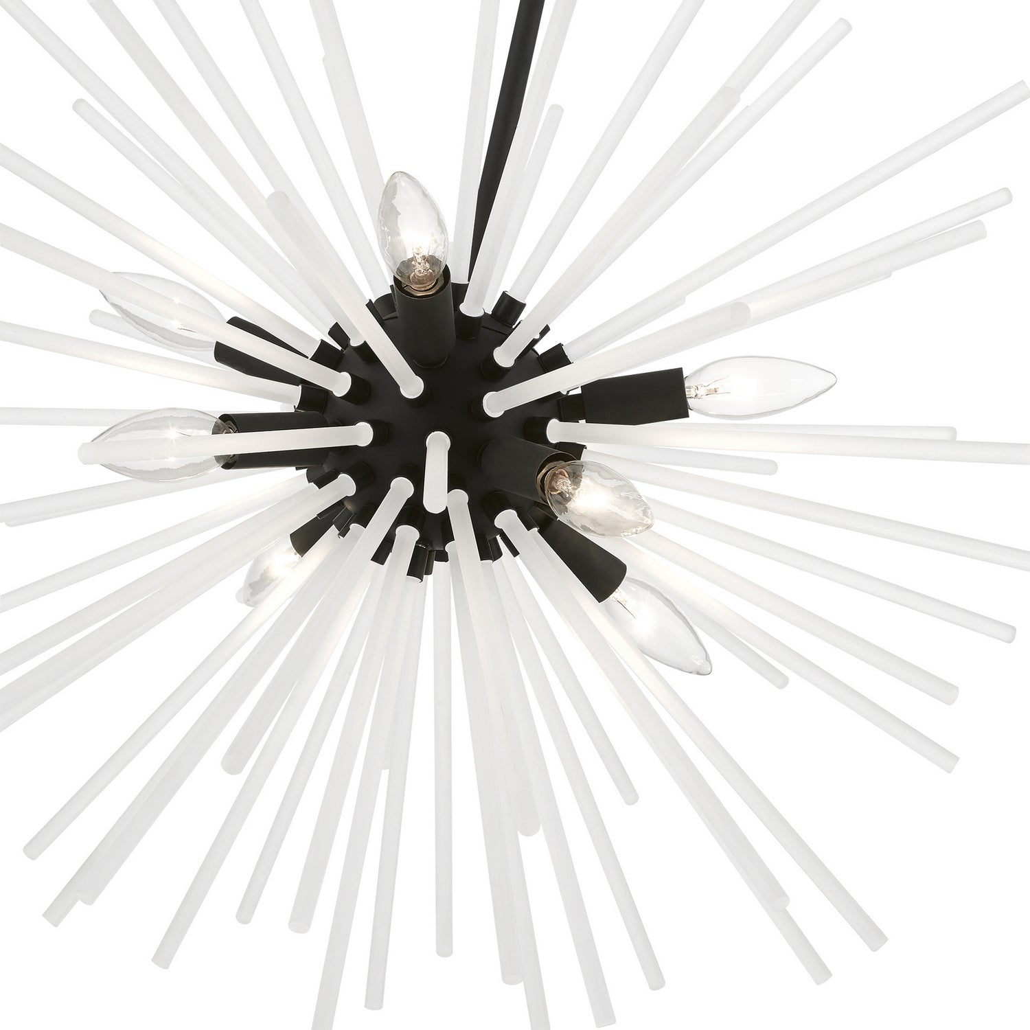 Livex Lighting - 48826-04 - Eight Light Chandelier - Uptown - Black