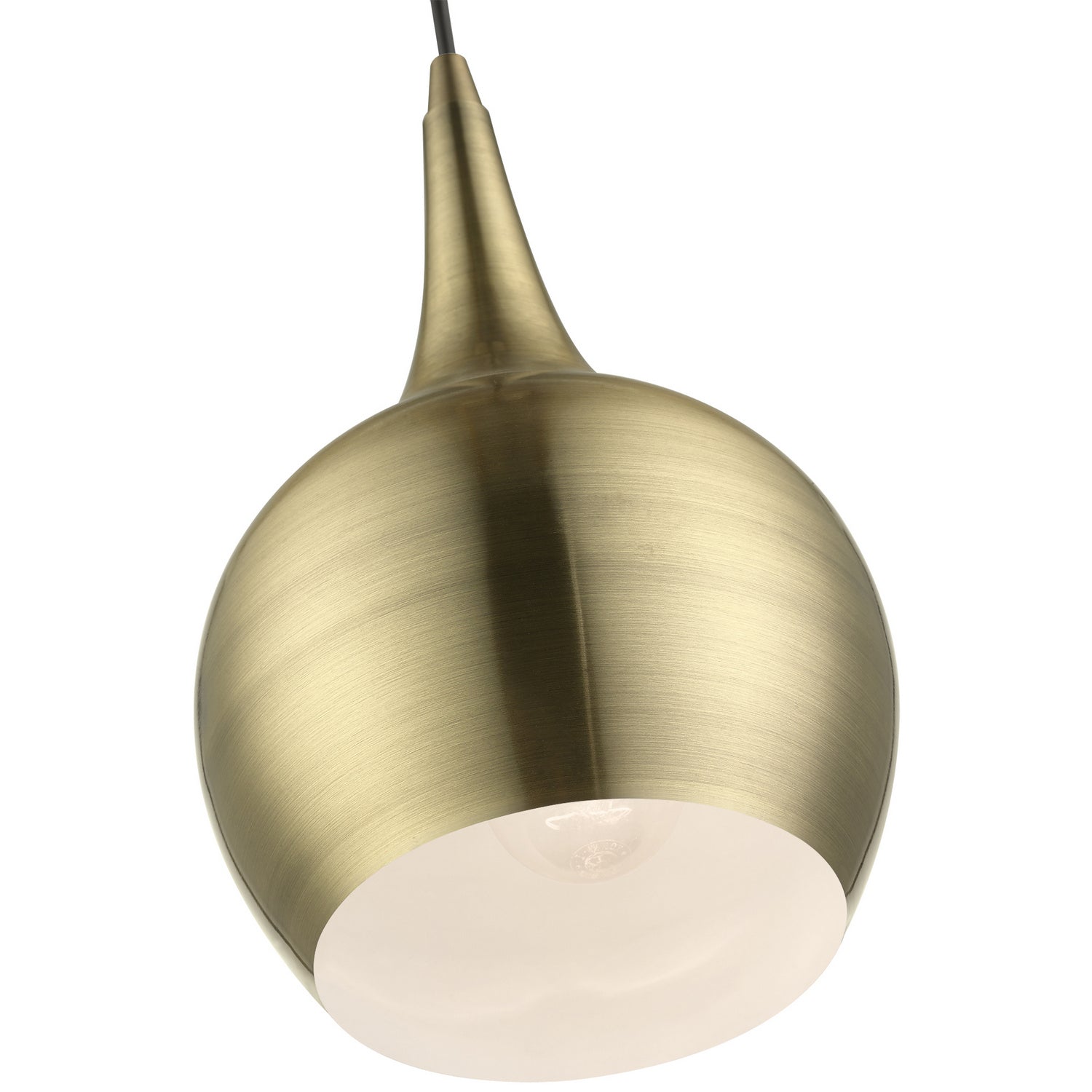 Livex Lighting - 49016-01 - One Light Mini Pendant - Andes - Antique Brass