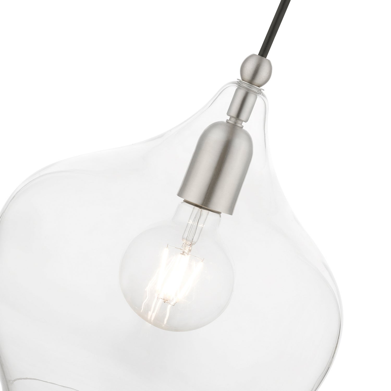 Livex Lighting - 49093-91 - One Light Pendant - Aldrich - Brushed Nickel