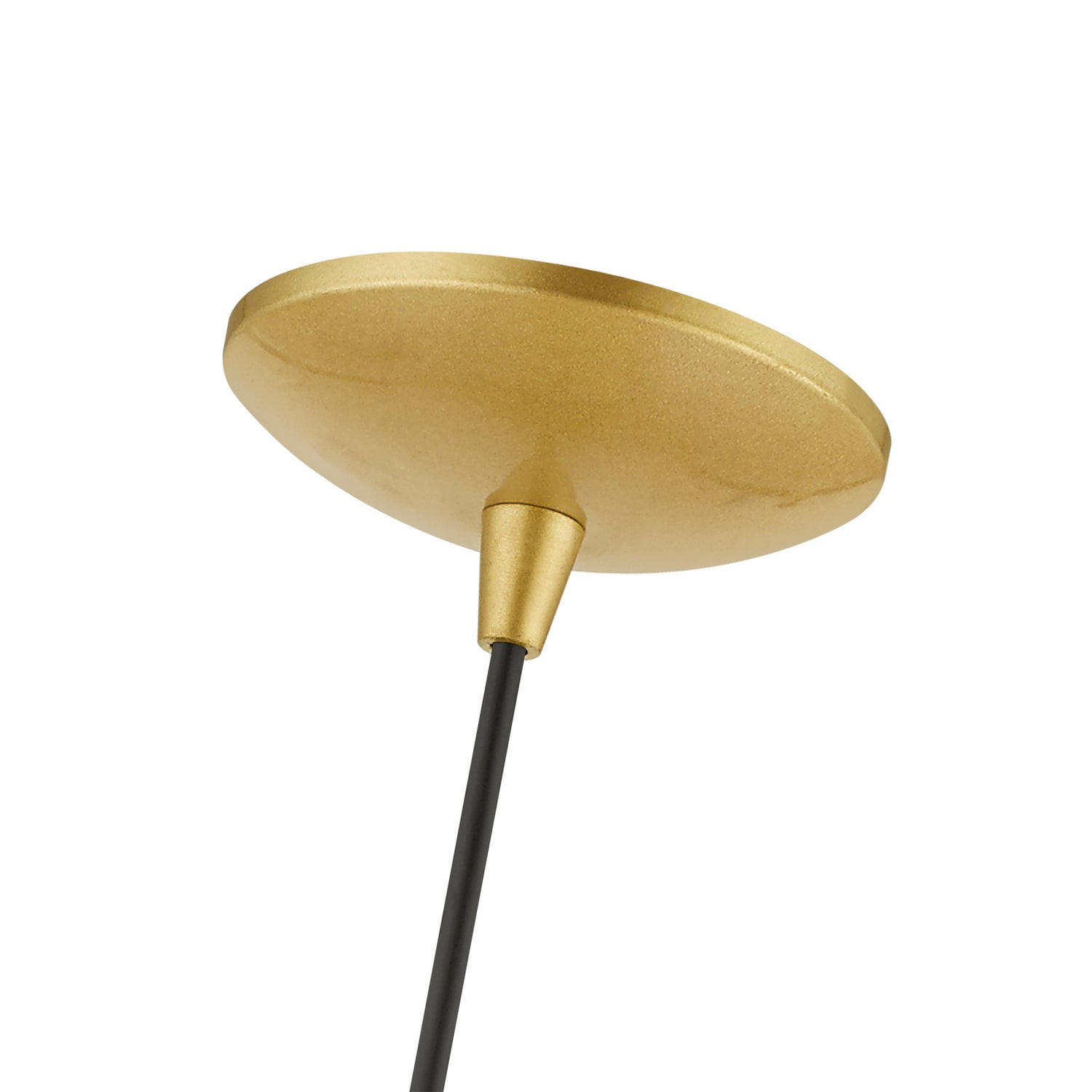 Livex Lighting - 49152-33 - One Light Pendant - Knox - Soft Gold w/Polished Brass