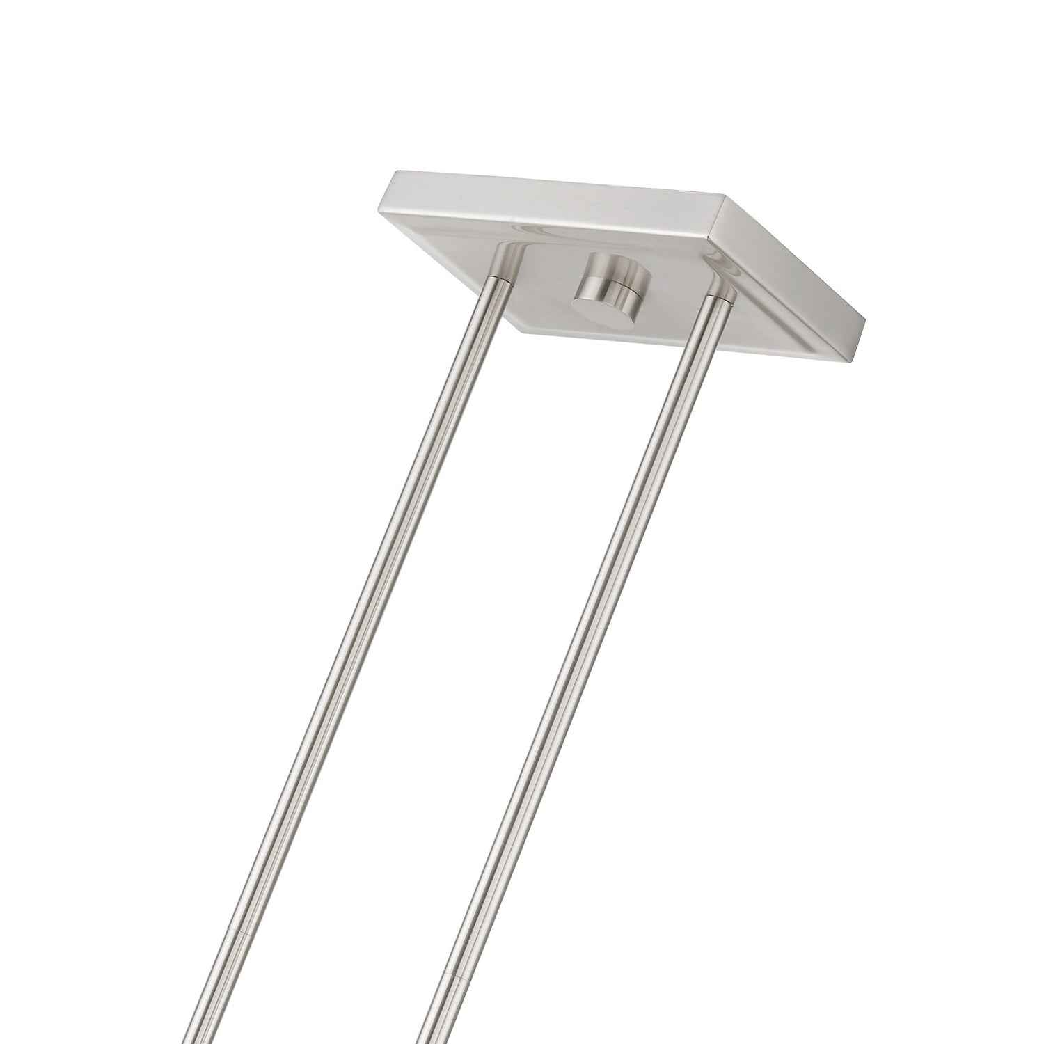 Livex Lighting - 49273-91 - Three Light Linear Chandelier - Clarion - Brushed Nickel