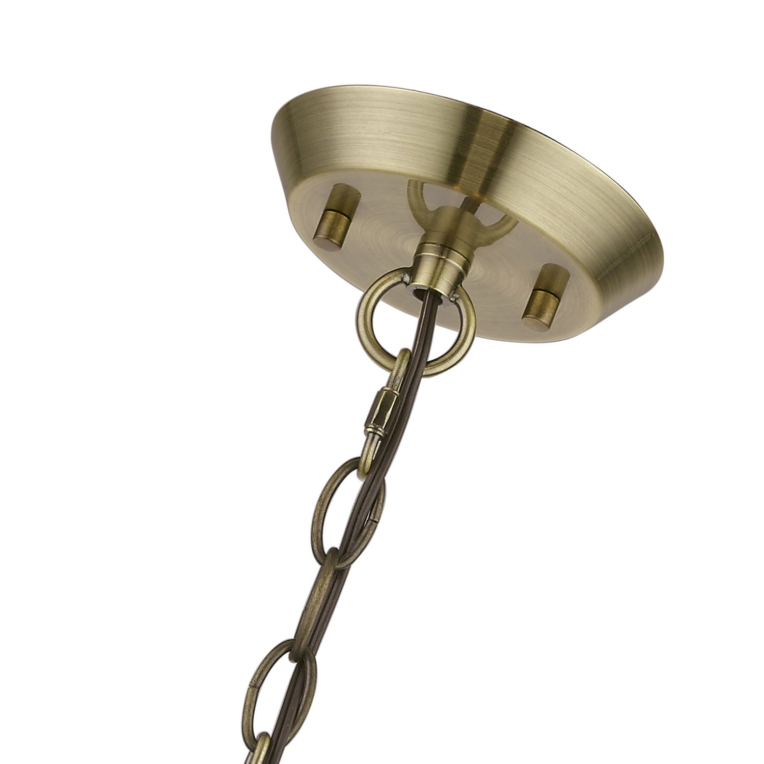 Livex Lighting - 49434-01 - Four Light Chandelier - Devone - Antique Brass