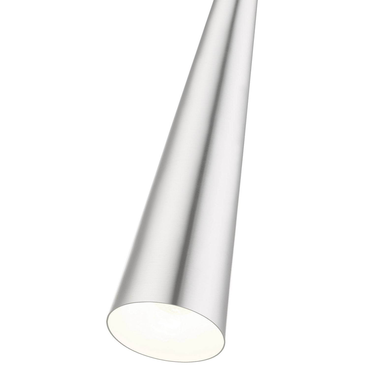 Livex Lighting - 49631-66 - One Light Pendant - Noho - Brushed Aluminum w/Polished Chrome