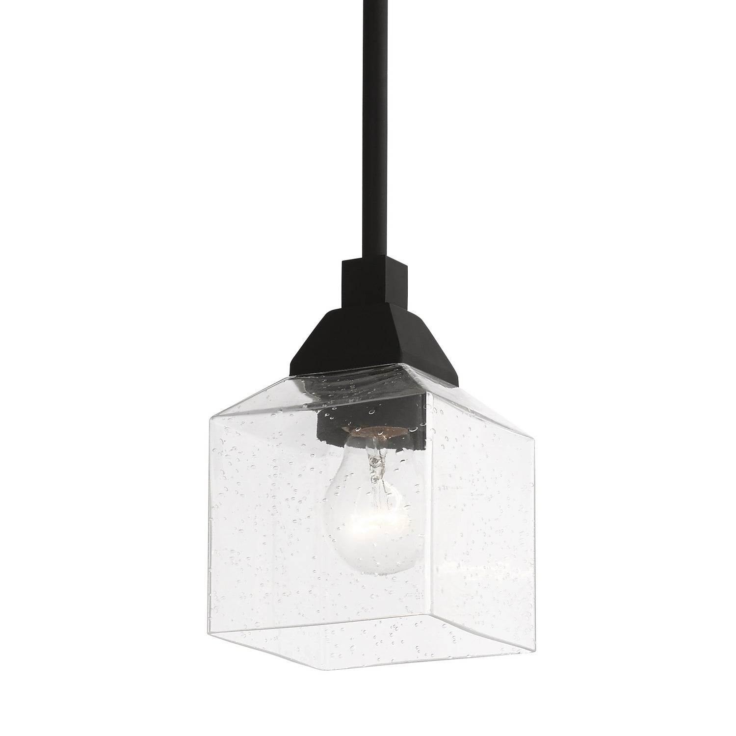 Livex Lighting - 49761-04 - One Light Mini Pendant - Aragon - Black