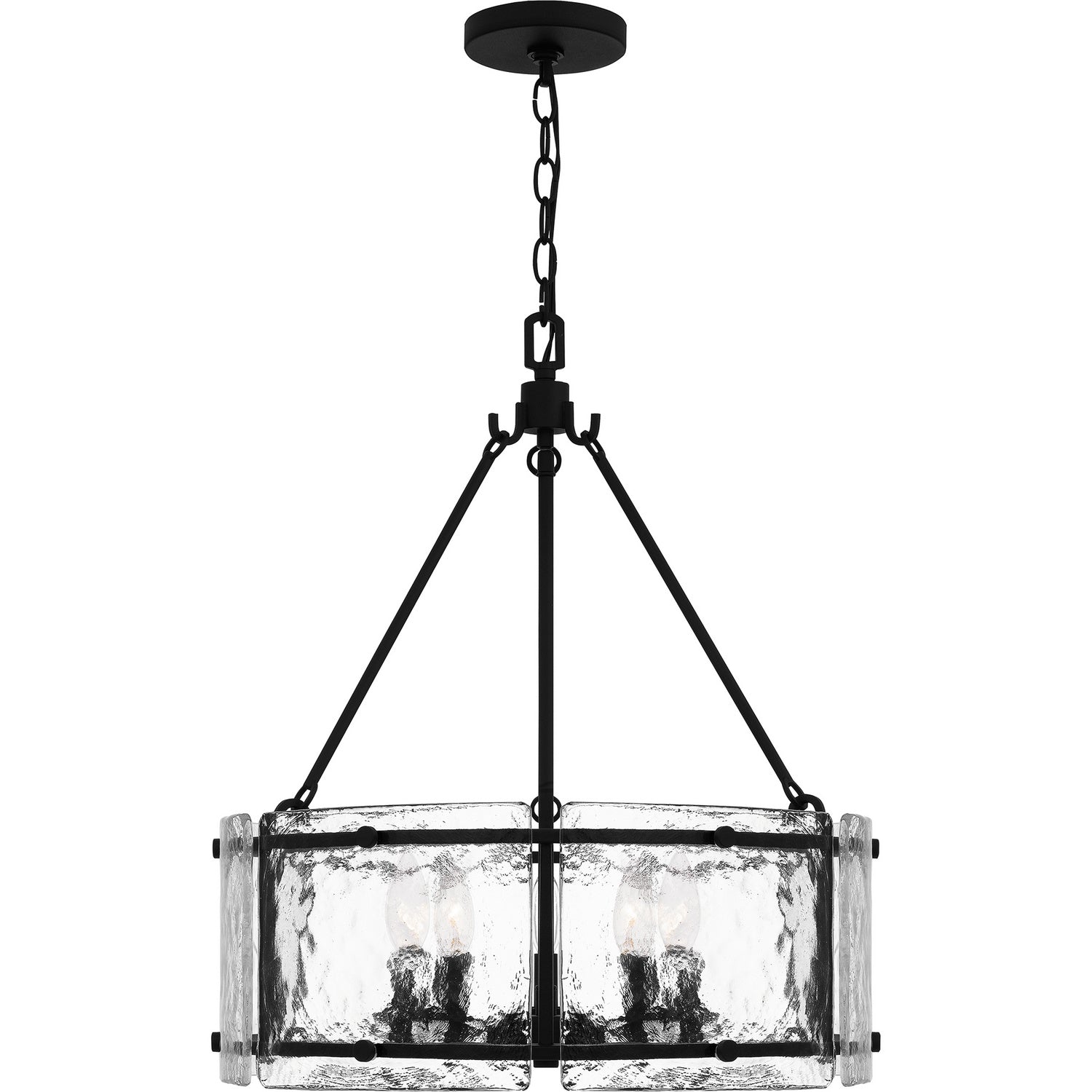 Quoizel - FTS2821EK - Five Light Pendant - Fortress - Earth Black