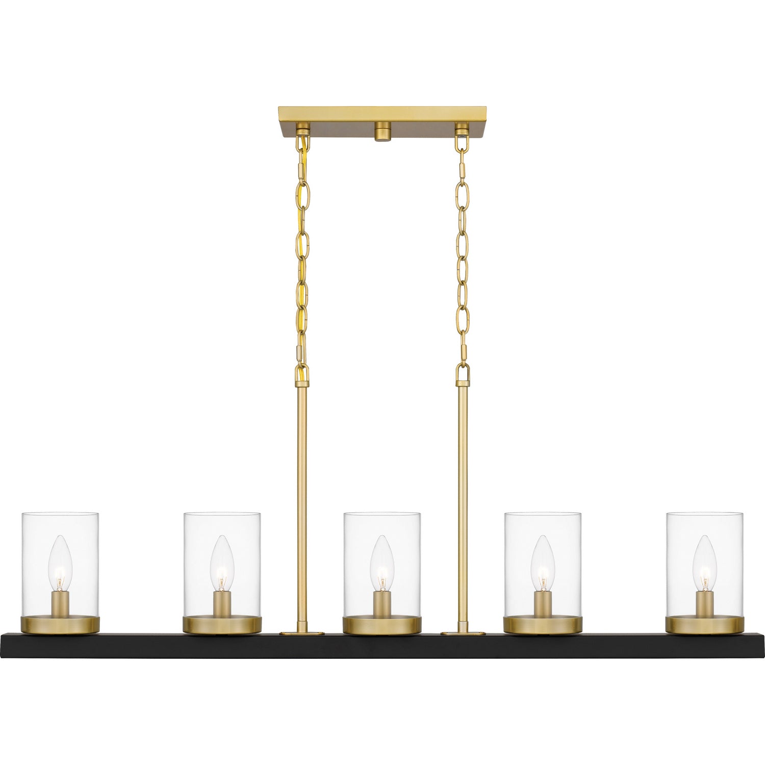 Quoizel - GRL539MBK - Five Light Island Chandelier - Greeley - Matte Black