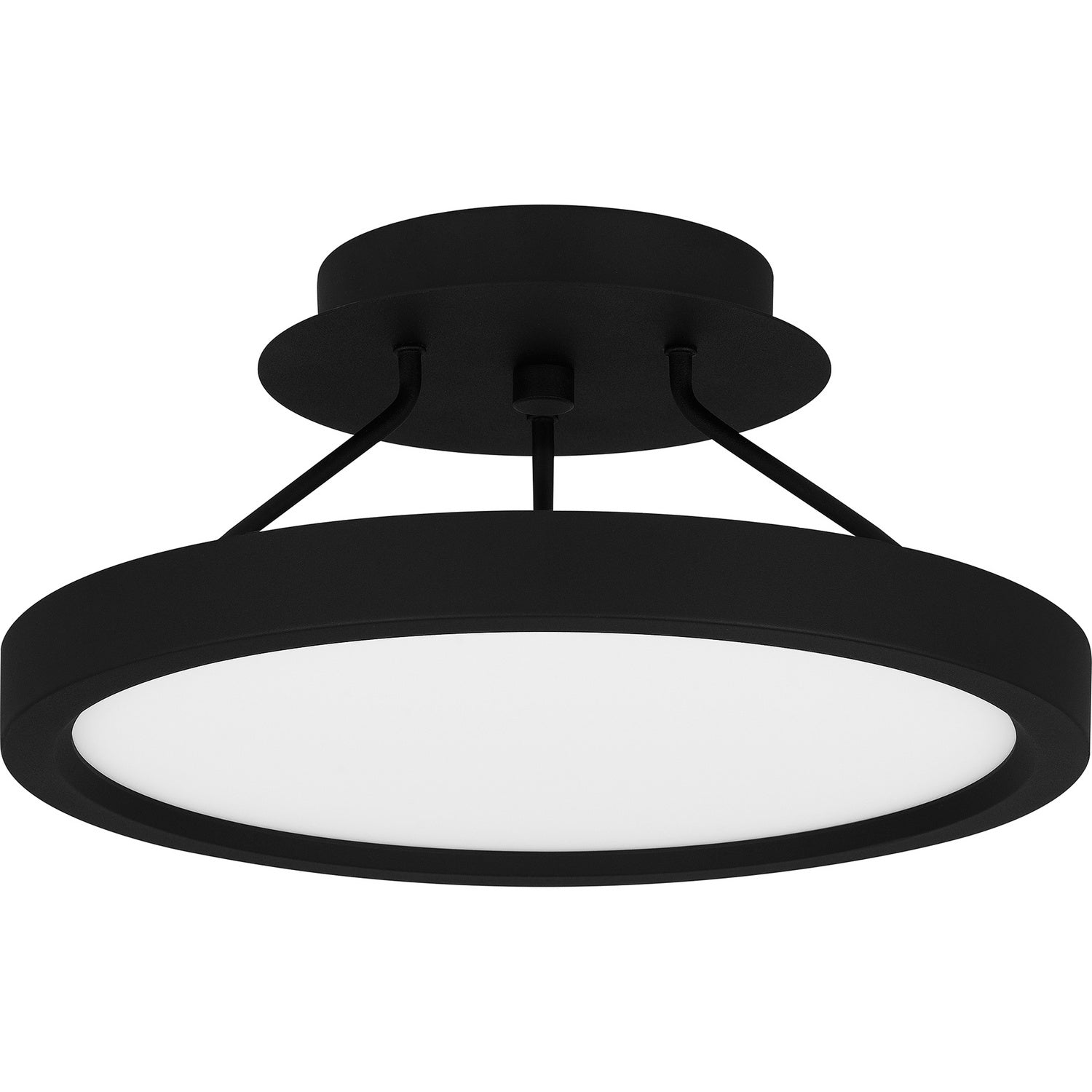 Quoizel - OST1811EK - LED Semi Flush Mount - Outskirts - Earth Black