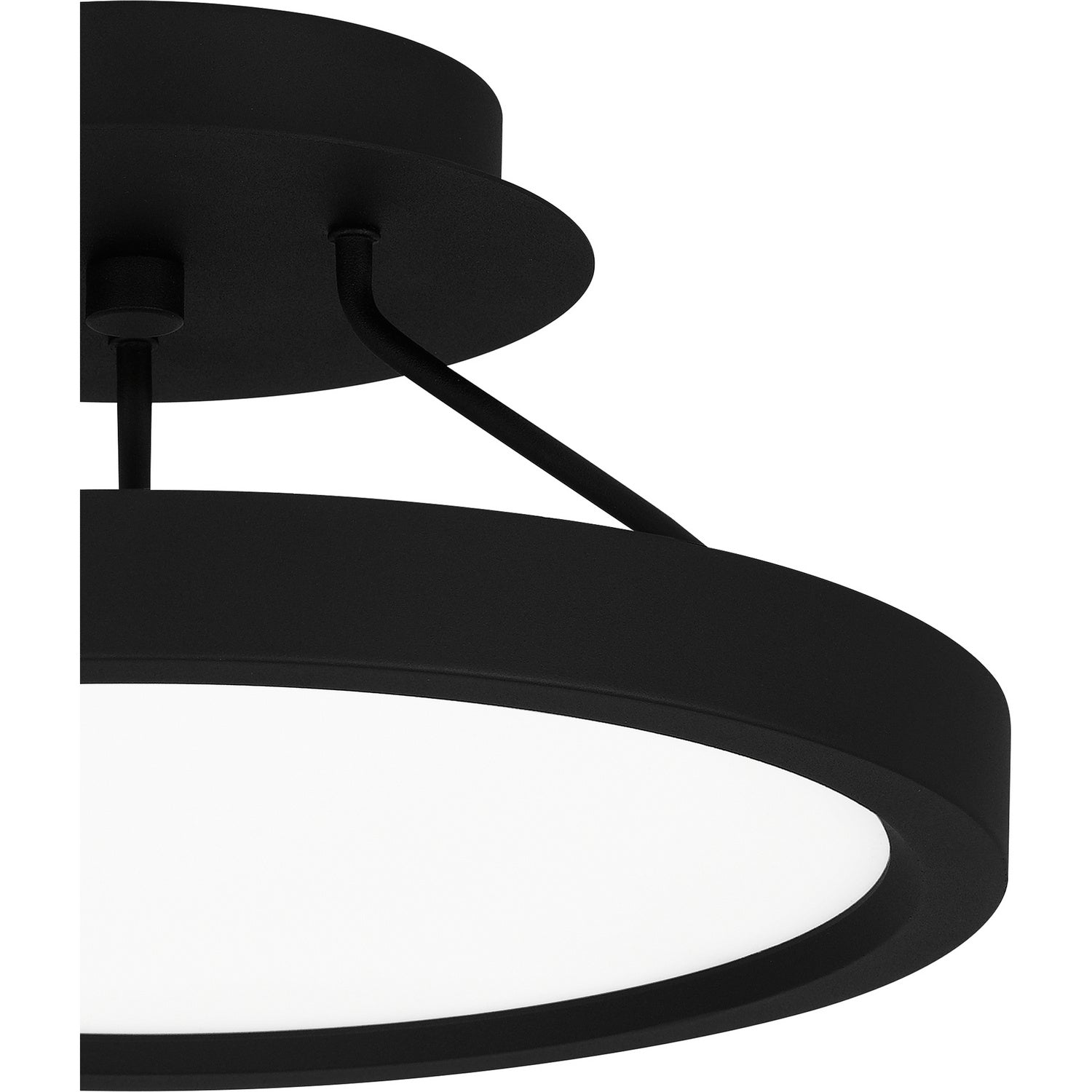 Quoizel - OST1811EK - LED Semi Flush Mount - Outskirts - Earth Black