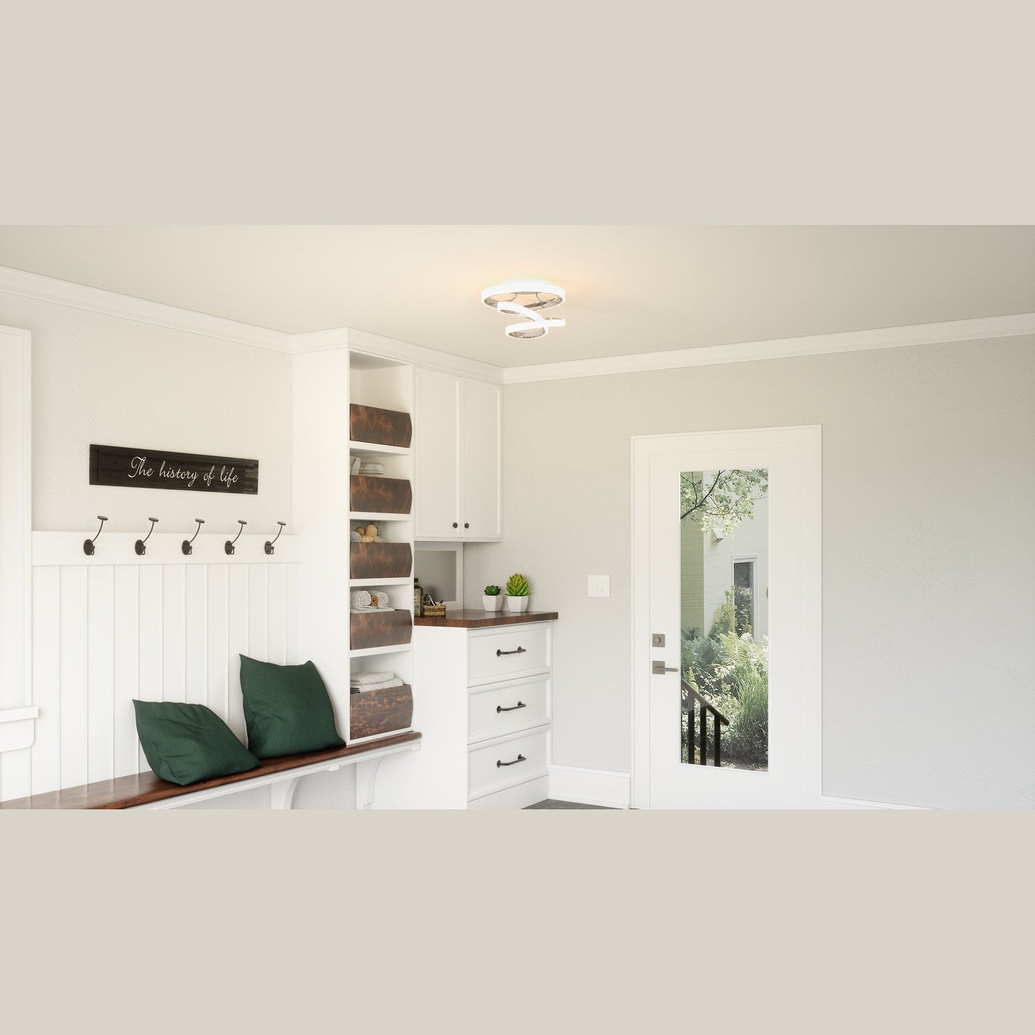 Quoizel - PCAVI1713C - LED Semi Flush Mount - Aviva - Polished Chrome