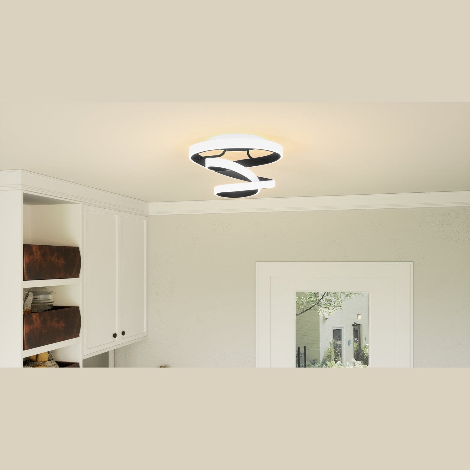 Quoizel - PCAVI1713MBK - LED Semi Flush Mount - Aviva - Matte Black