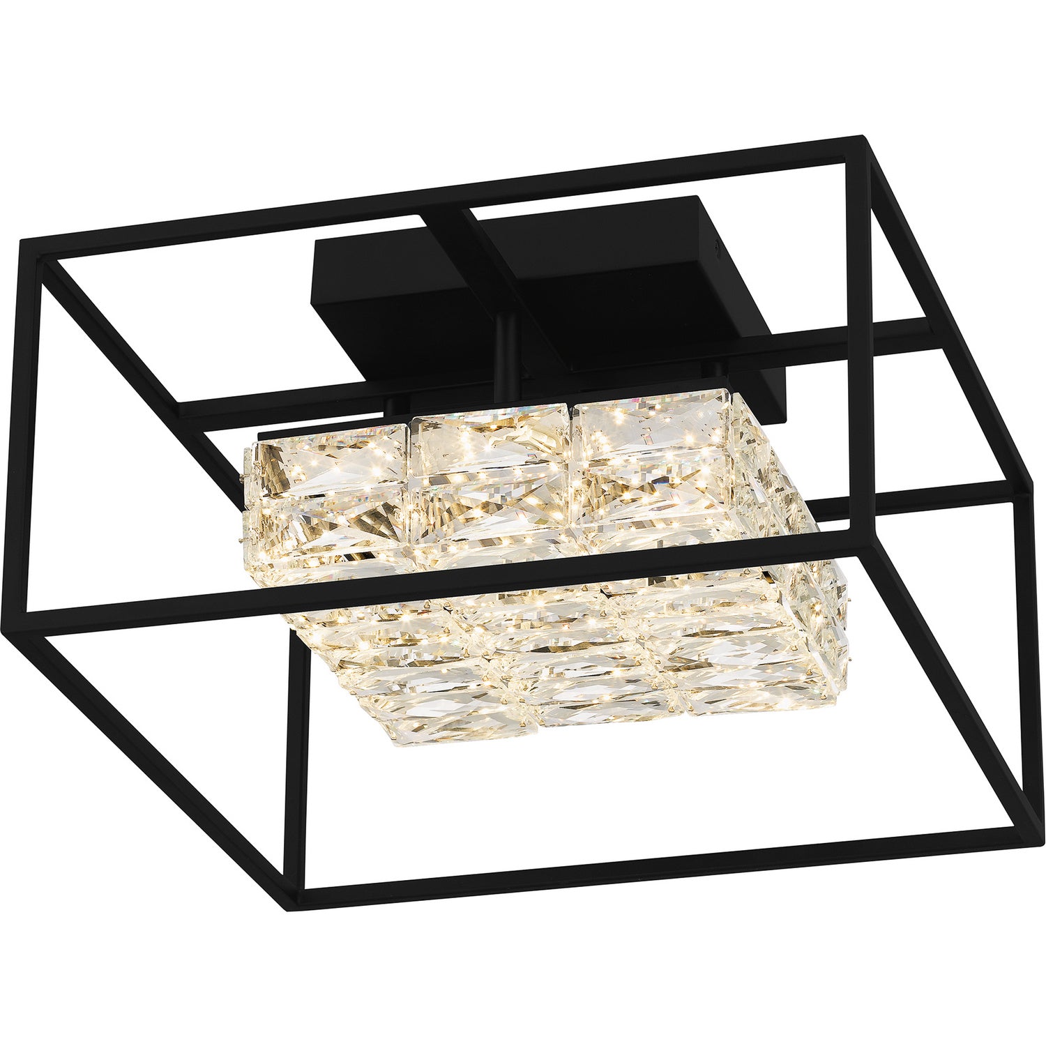 Quoizel - PCDZ1716MBK - LED Semi Flush Mount - Dazzle - Matte Black