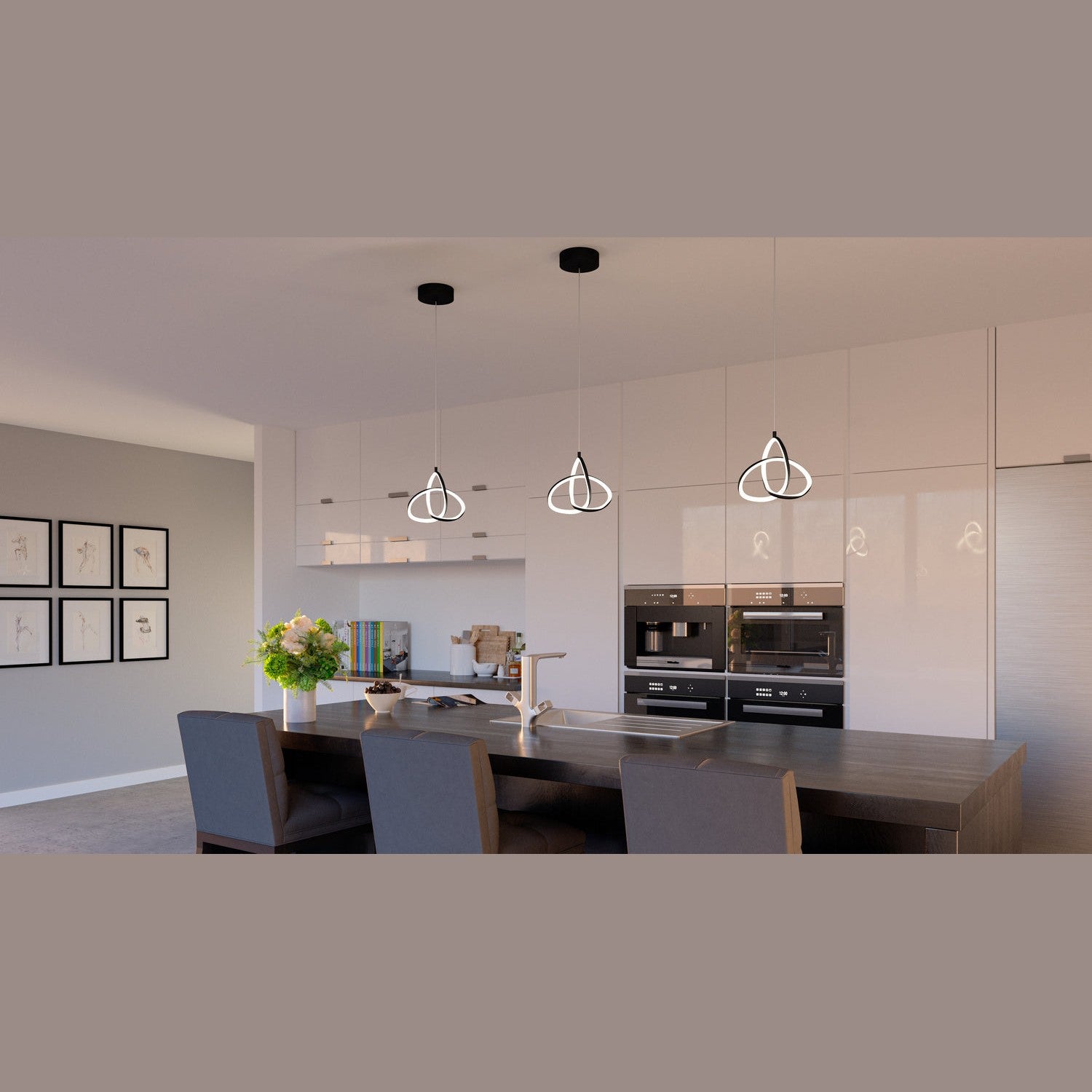 Quoizel - PCILR1507MBK - LED Mini Pendant - Illoria - Matte Black
