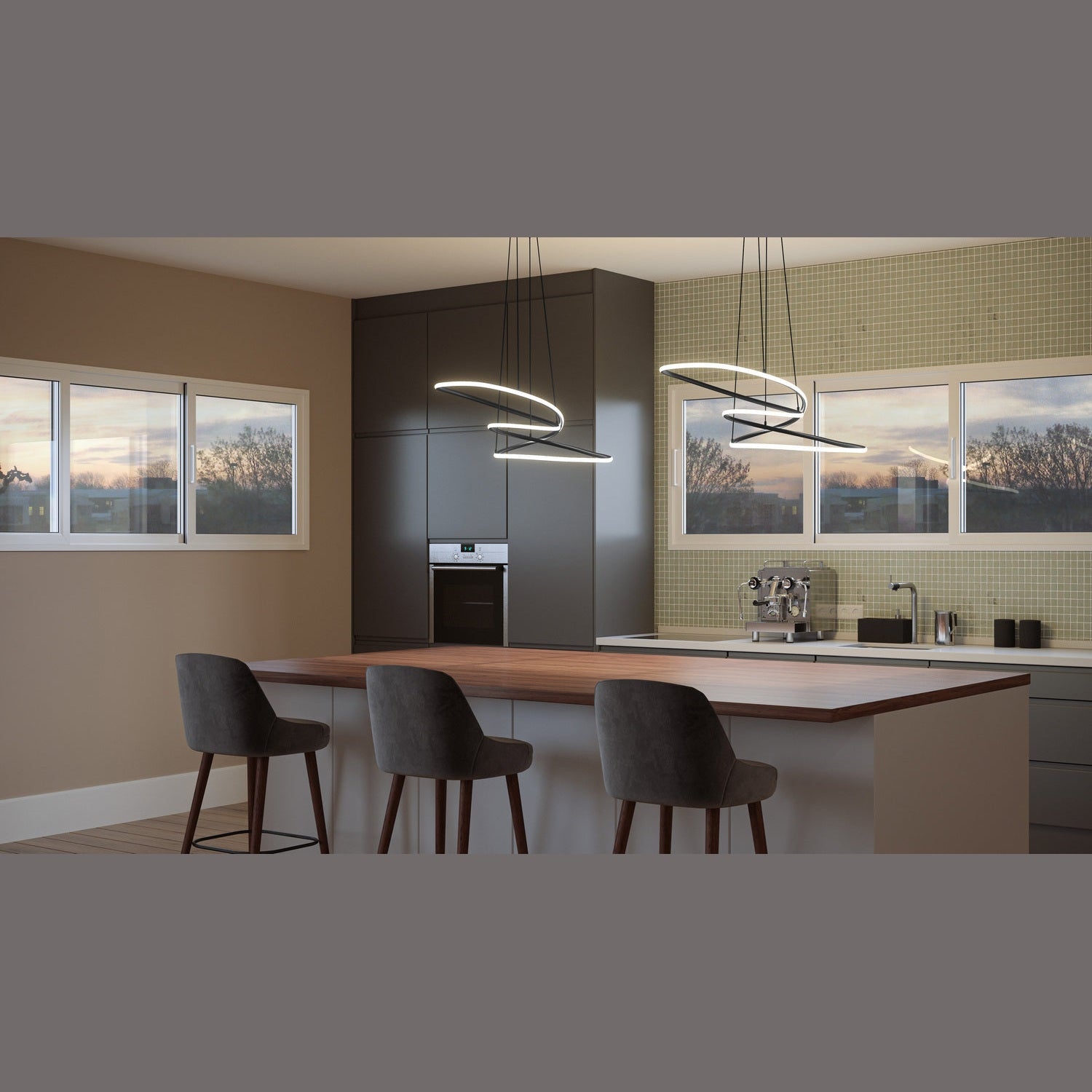 Quoizel - PCOVD2827MBK - LED Pendant - Ovard - Matte Black