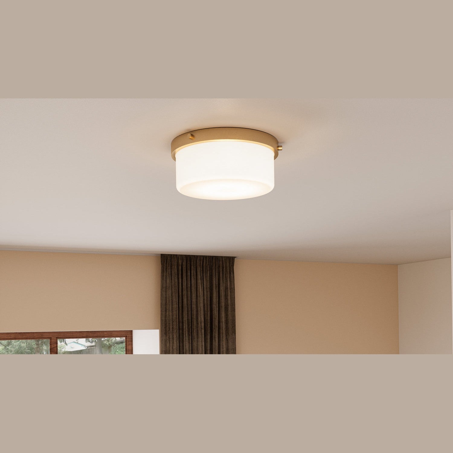 Quoizel - QFL5590AB - Two Light Flush Mount - Quoizel Flush Mount - Aged Brass