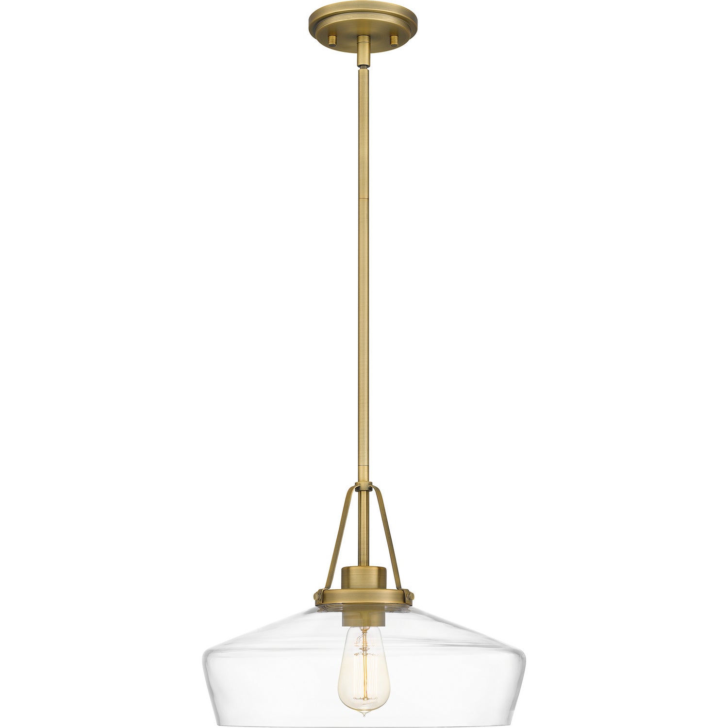 Quoizel - QP5584AB - One Light Pendant - Quoizel Pendant - Aged Brass