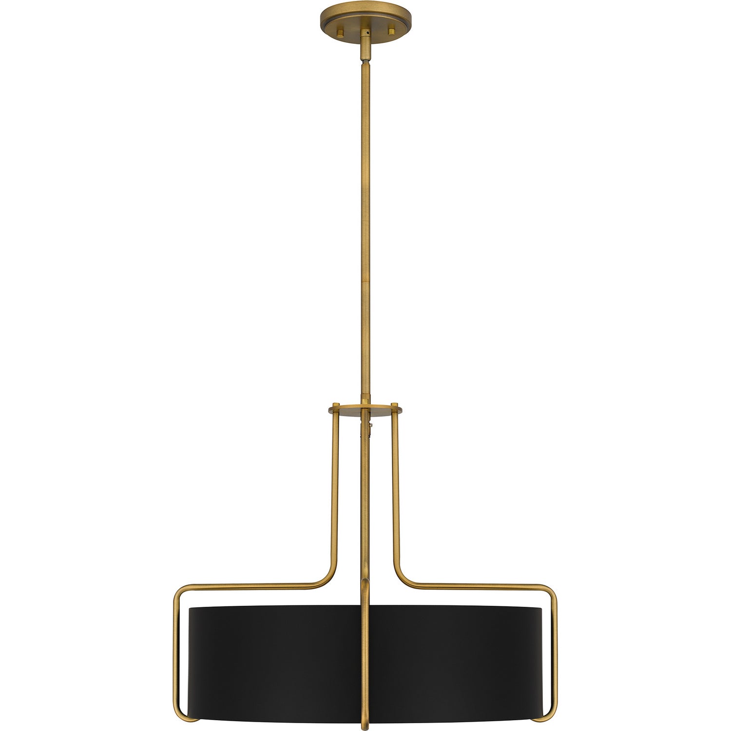 Quoizel - QP5596AB - Four Light Pendant - Quoizel Pendant - Aged Brass