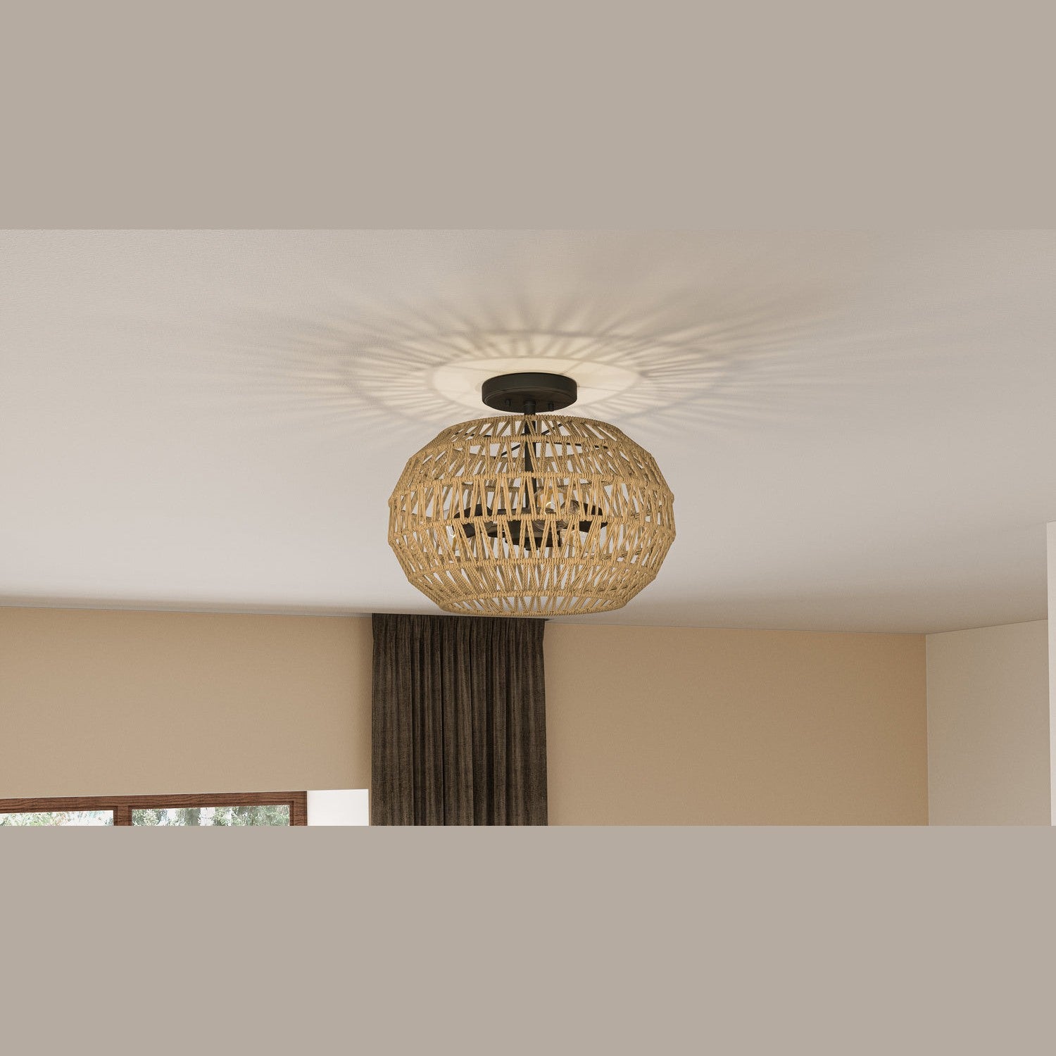 Quoizel - QSF4034PN - Three Light Semi Flush Mount - Quoizel Semi-Flush Mount - Palladian Bronze