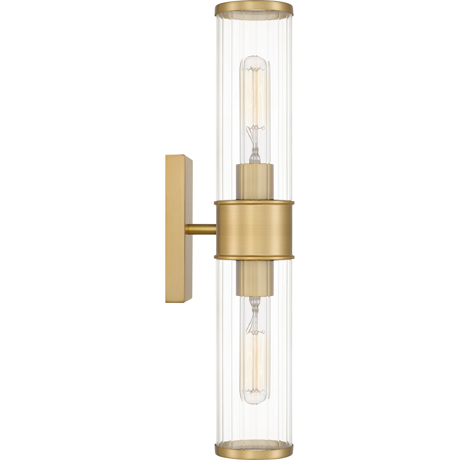Quoizel - QW16128AB - Two Light Wall Sconce - Quoizel Wood - Aged Brass