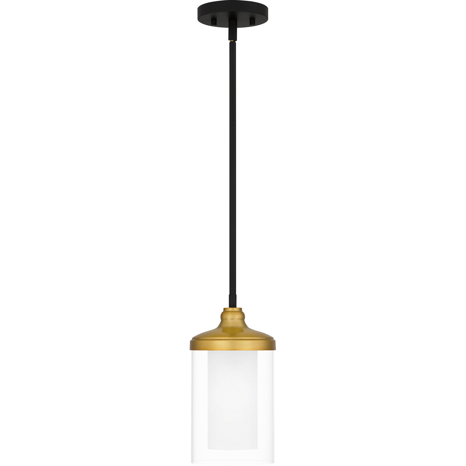 Quoizel - ROW1506MBK - One Light Mini Pendant - Rowland - Matte Black