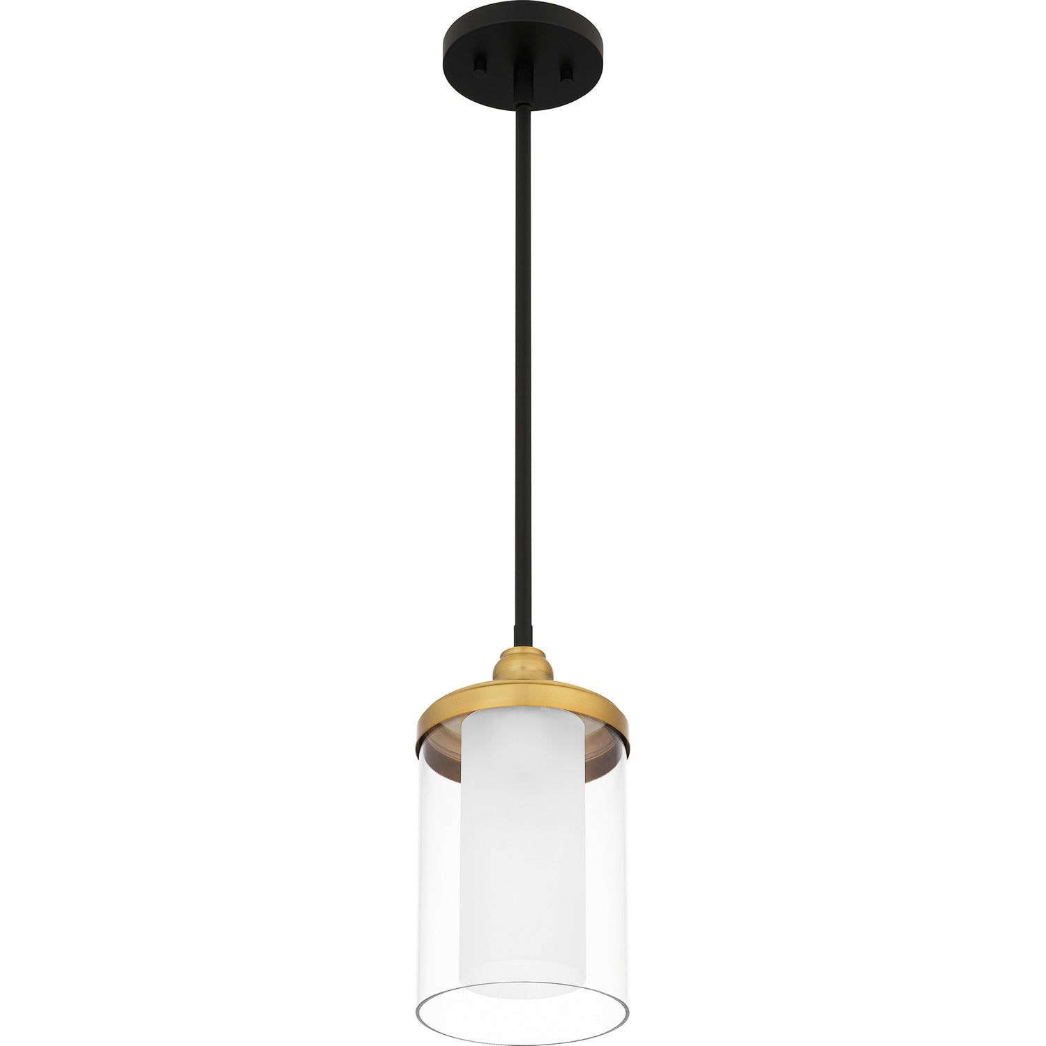 Quoizel - ROW1506MBK - One Light Mini Pendant - Rowland - Matte Black
