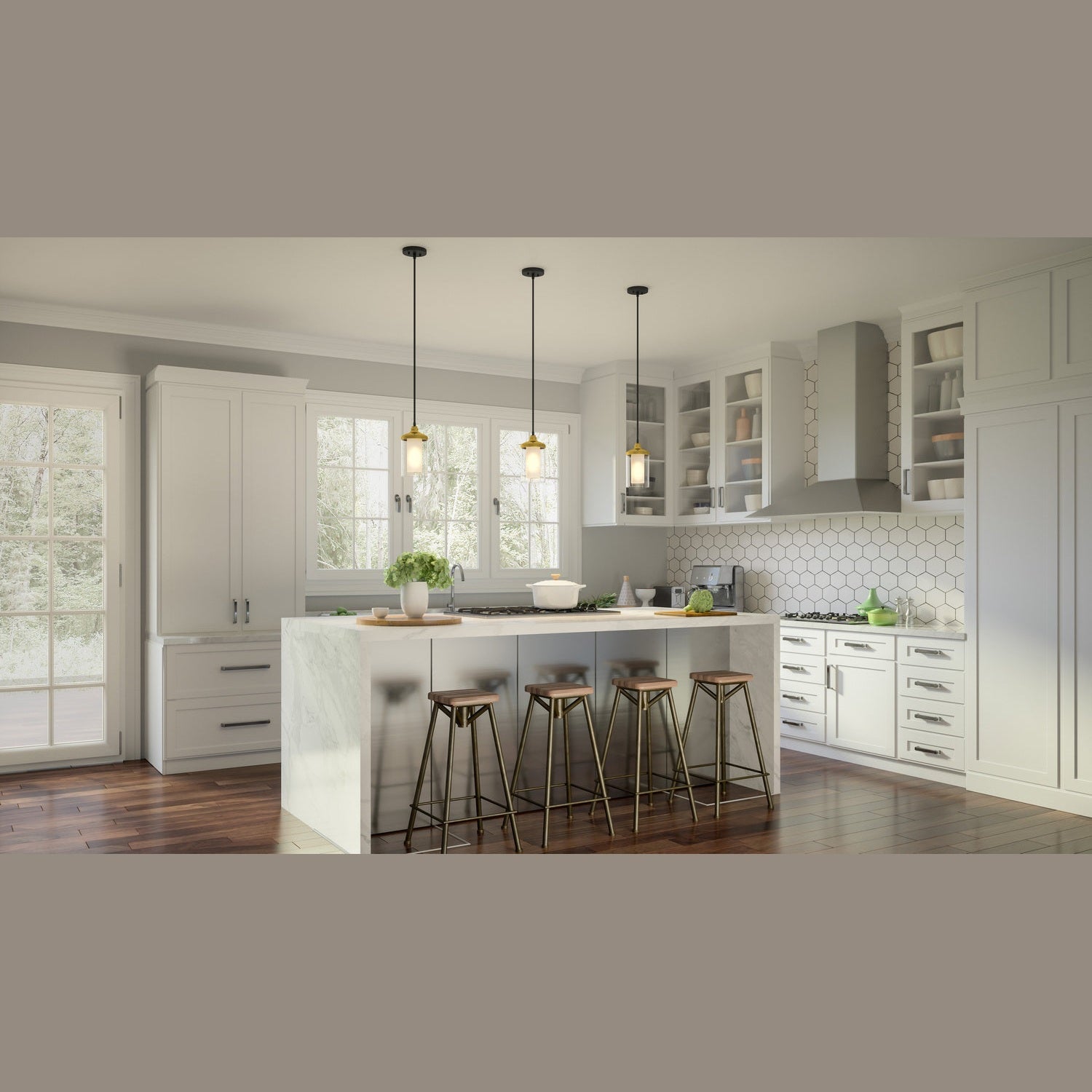Quoizel - ROW1506MBK - One Light Mini Pendant - Rowland - Matte Black
