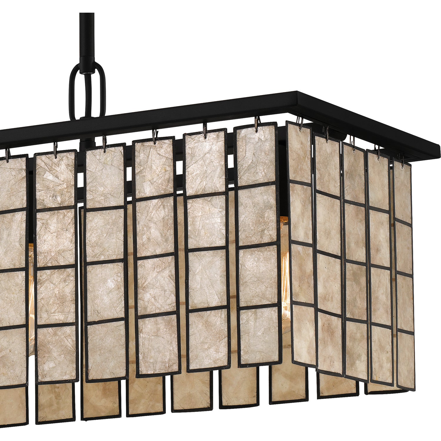 Quoizel - SGLM434MBK - Four Light Island Chandelier - Seigler - Matte Black