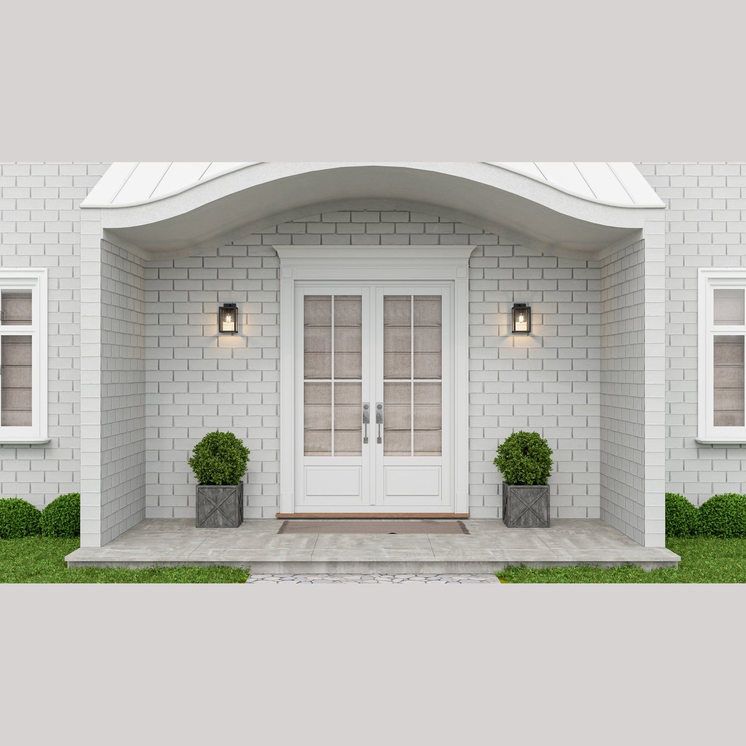 Quoizel - WVR8305EK - One Light Outdoor Wall Lantern - Westover - Earth Black