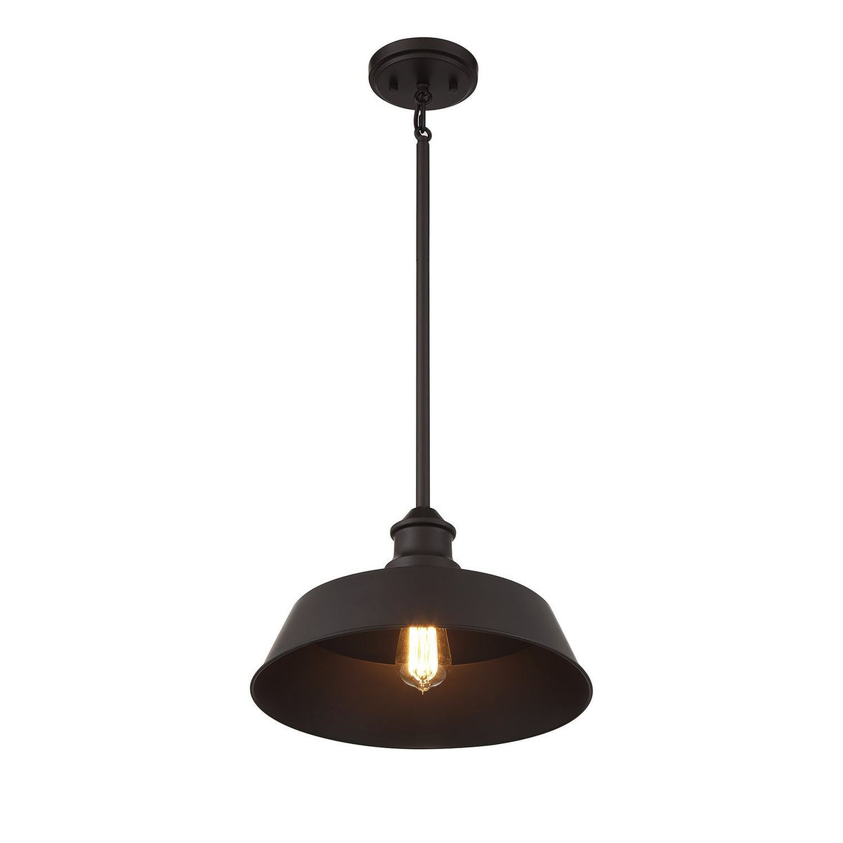 Meridian - M7021ORB - One Light Pendant - Oil Rubbed Bronze