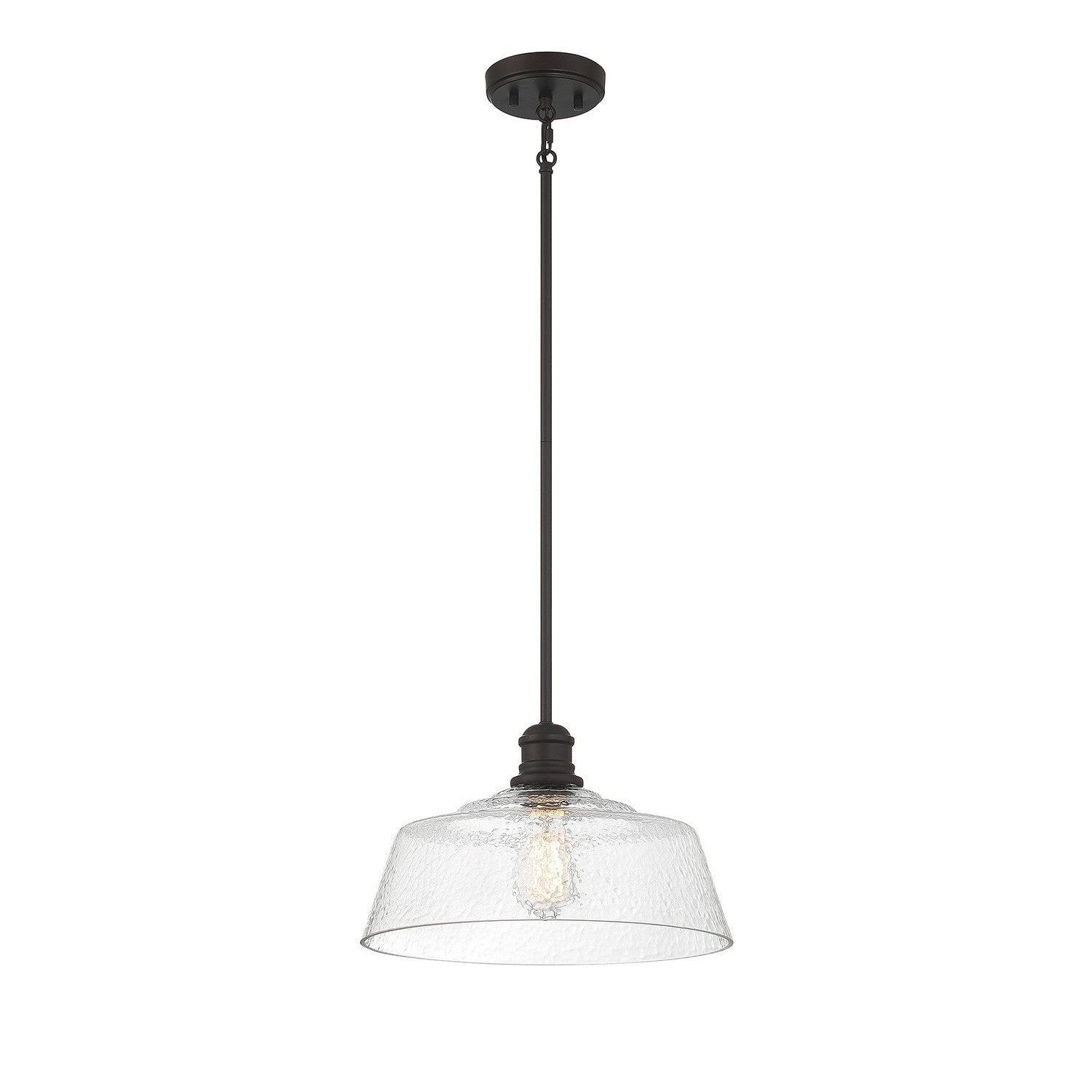 Meridian - M7023ORB - One Light Pendant - Oil Rubbed Bronze