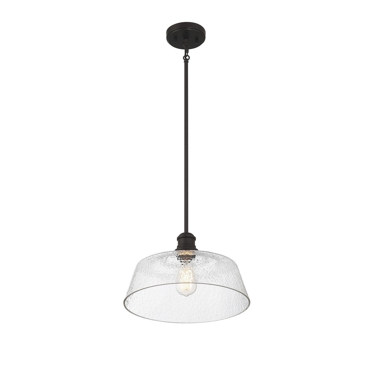 Meridian - M7023ORB - One Light Pendant - Oil Rubbed Bronze