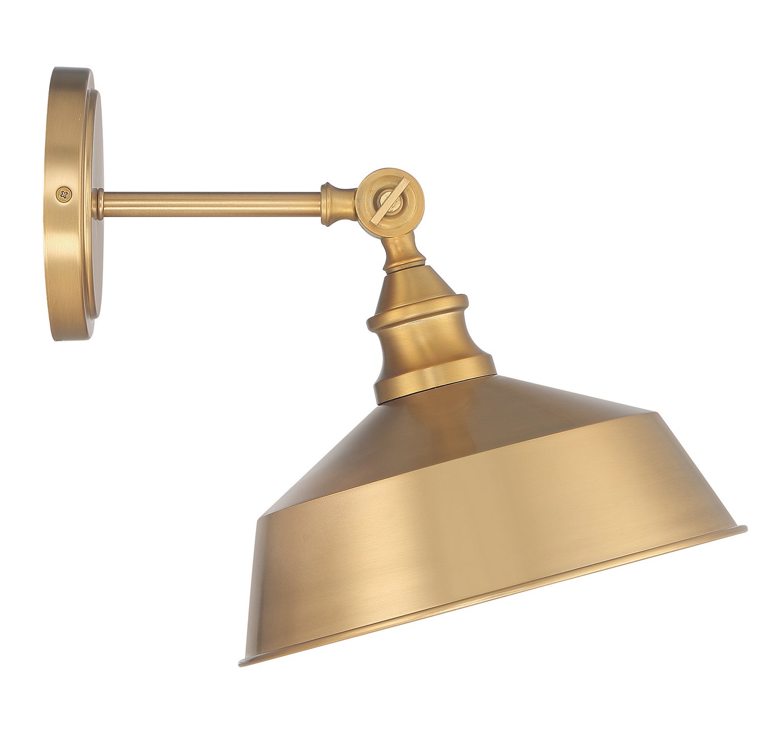 Meridian - M90090NB - One Light Wall Sconce - Natural Brass