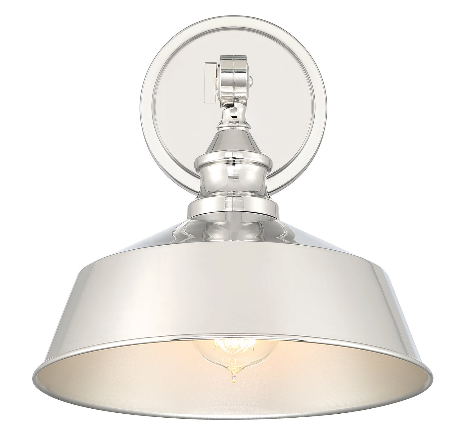 Meridian - M90090PN - One Light Wall Sconce - Polished Nickel
