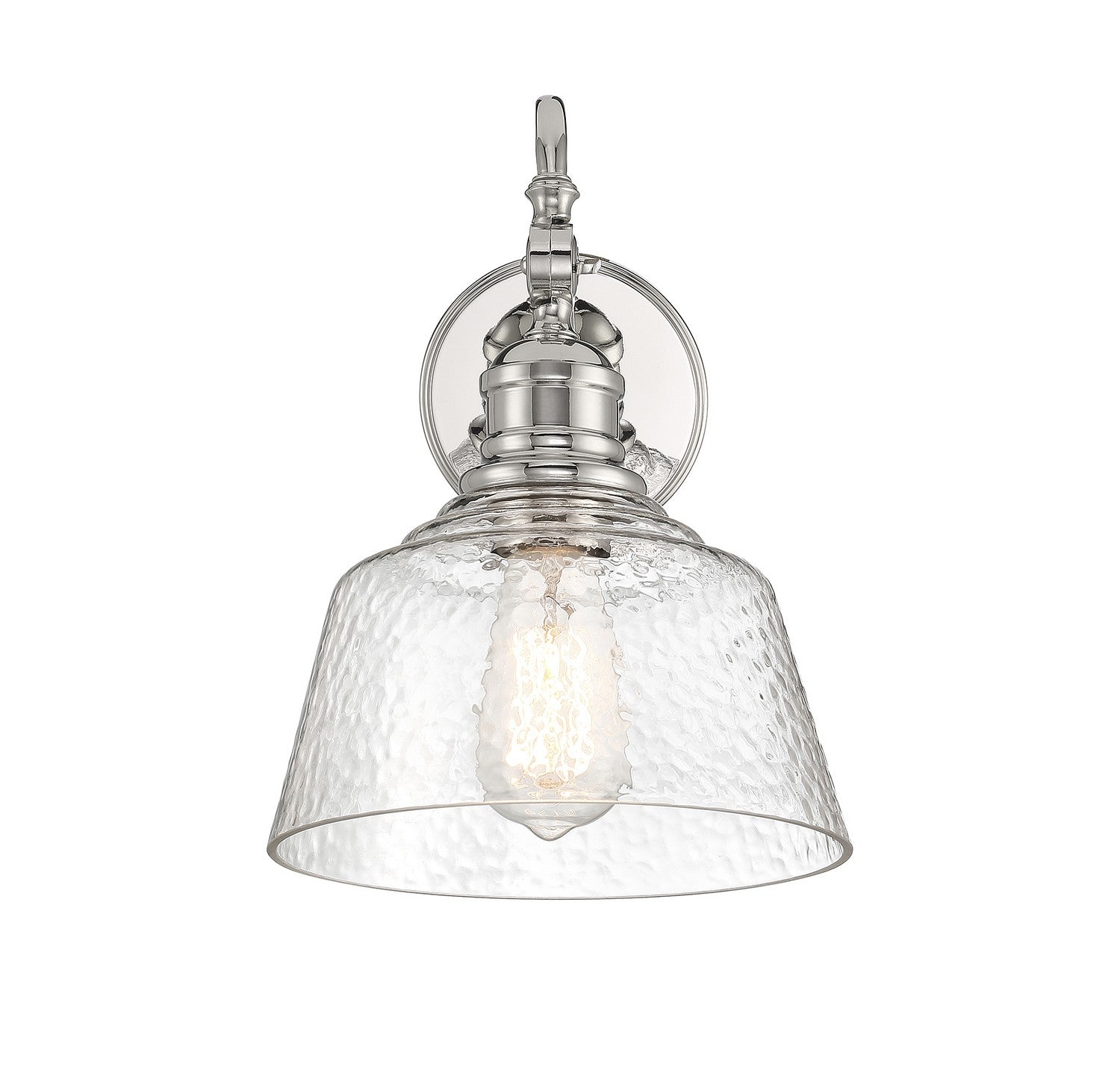 Meridian - M90092PN - One Light Wall Sconce - Polished Nickel