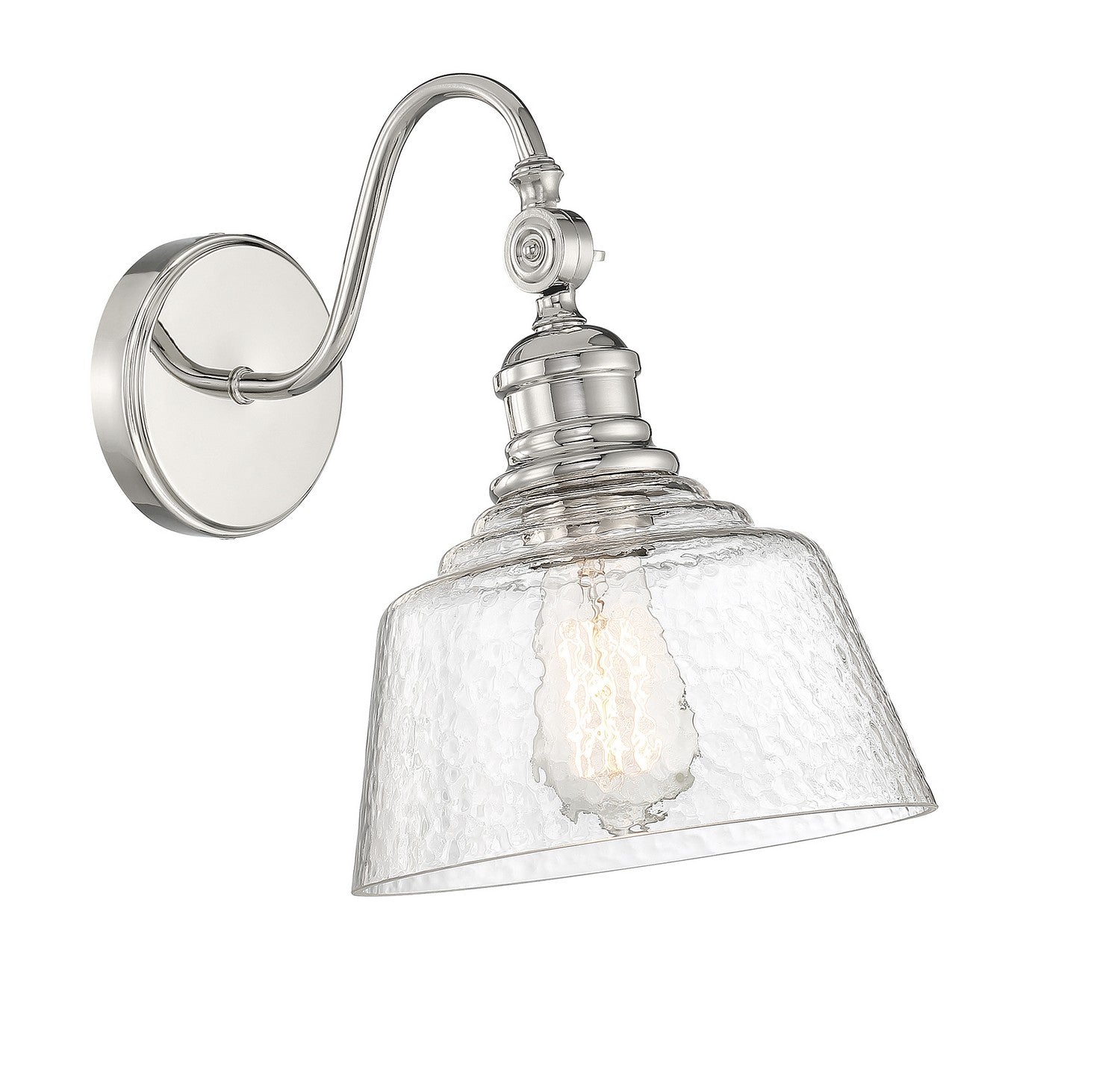 Meridian - M90092PN - One Light Wall Sconce - Polished Nickel