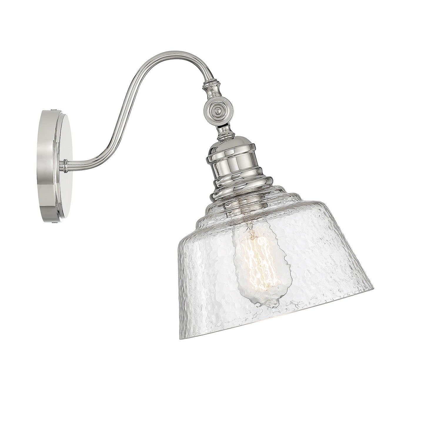 Meridian - M90092PN - One Light Wall Sconce - Polished Nickel