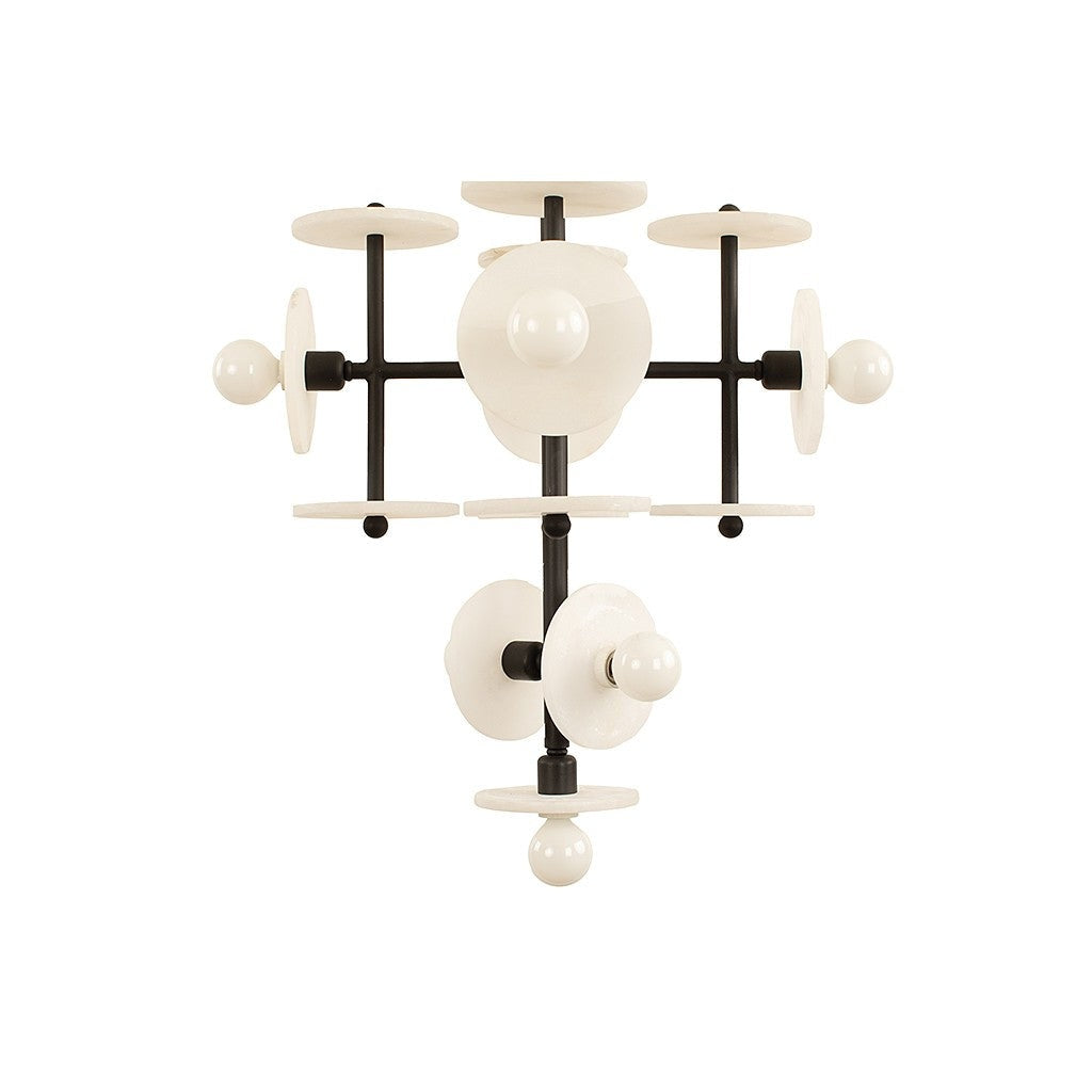Savoy House - 1-1590-9-50 - Nine Light Pendant - Amani - Black Cashmere