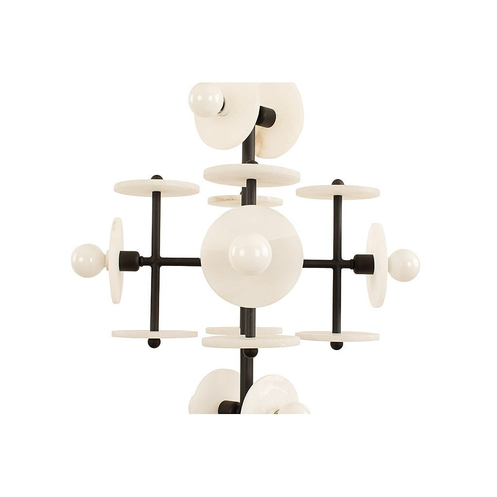 Savoy House - 1-1590-9-50 - Nine Light Pendant - Amani - Black Cashmere