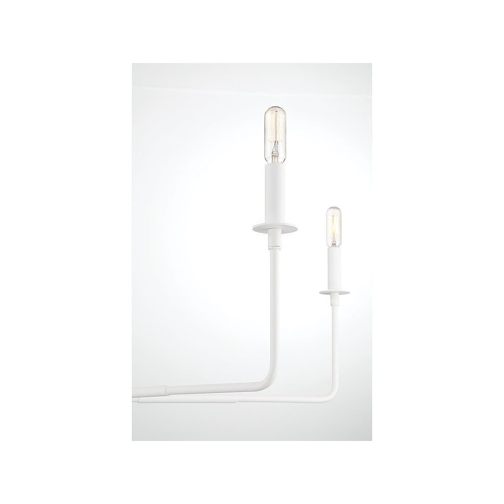 Savoy House - 1-2221-6-83 - Six Light Chandelier - Salerno - Bisque White