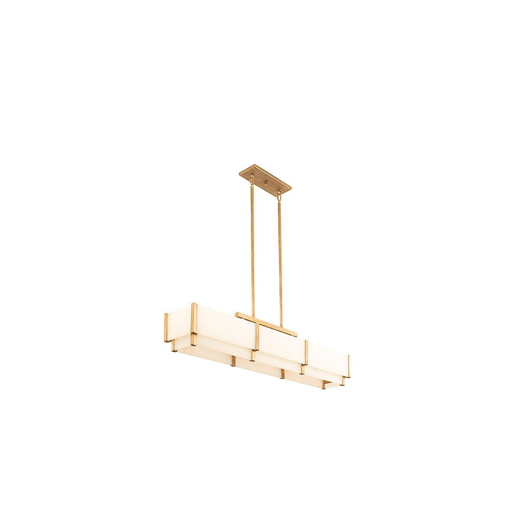 Savoy House - 1-2330-5-60 - Five Light Linear Chandelier - Orleans - Distressed Gold