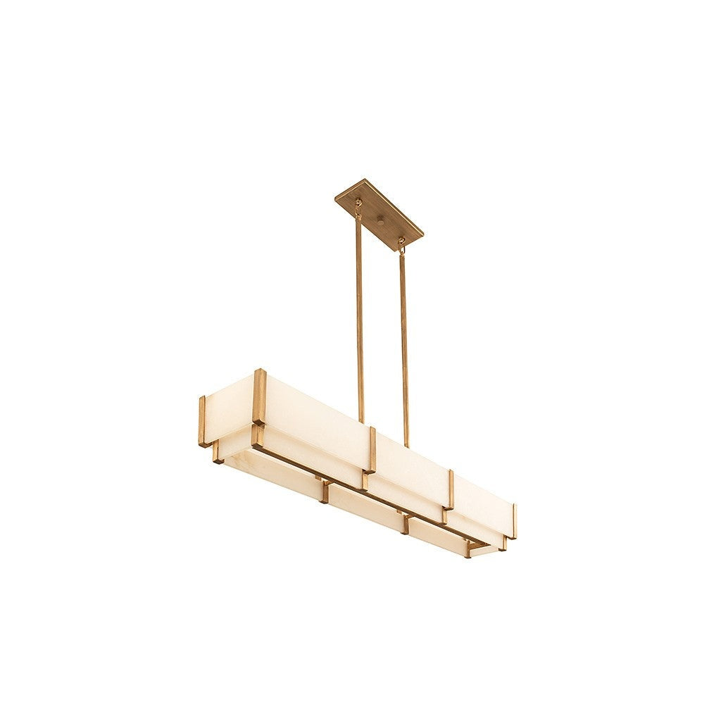 Savoy House - 1-2330-5-60 - Five Light Linear Chandelier - Orleans - Distressed Gold