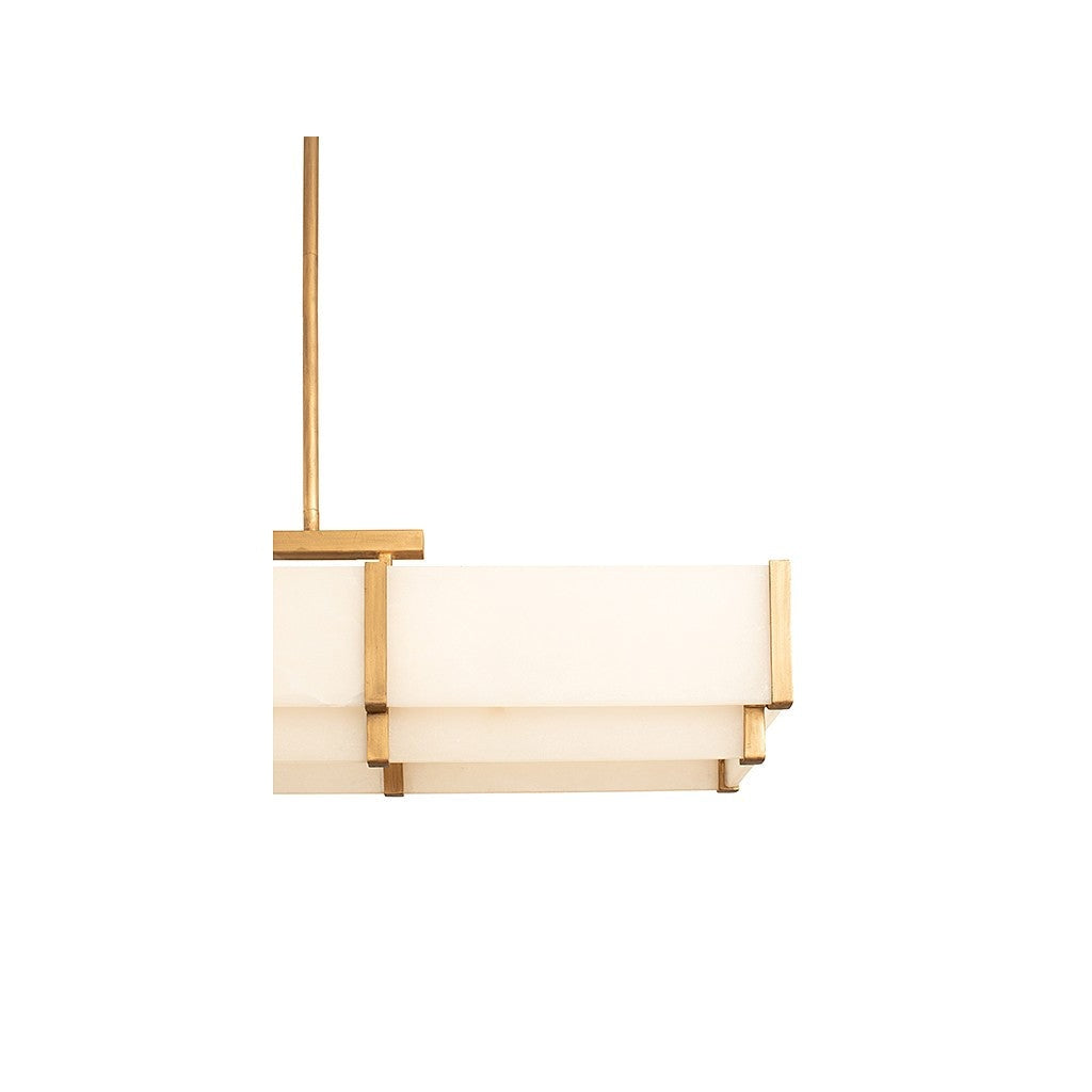 Savoy House - 1-2330-5-60 - Five Light Linear Chandelier - Orleans - Distressed Gold